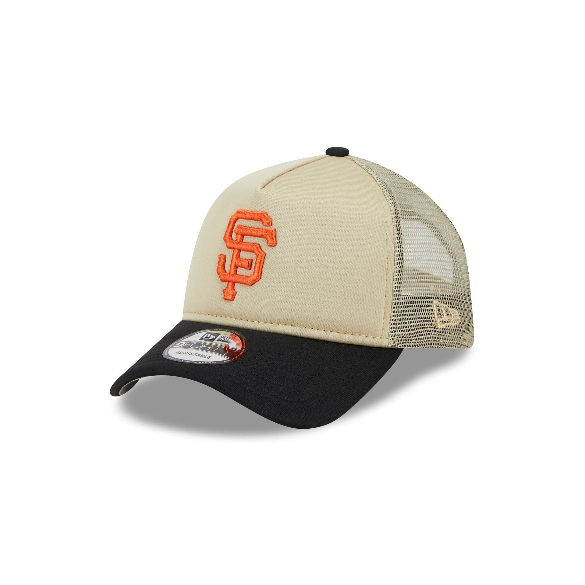 San Francisco Giants All Day 9FORTY A-Frame Trucker Hat sold by New Era