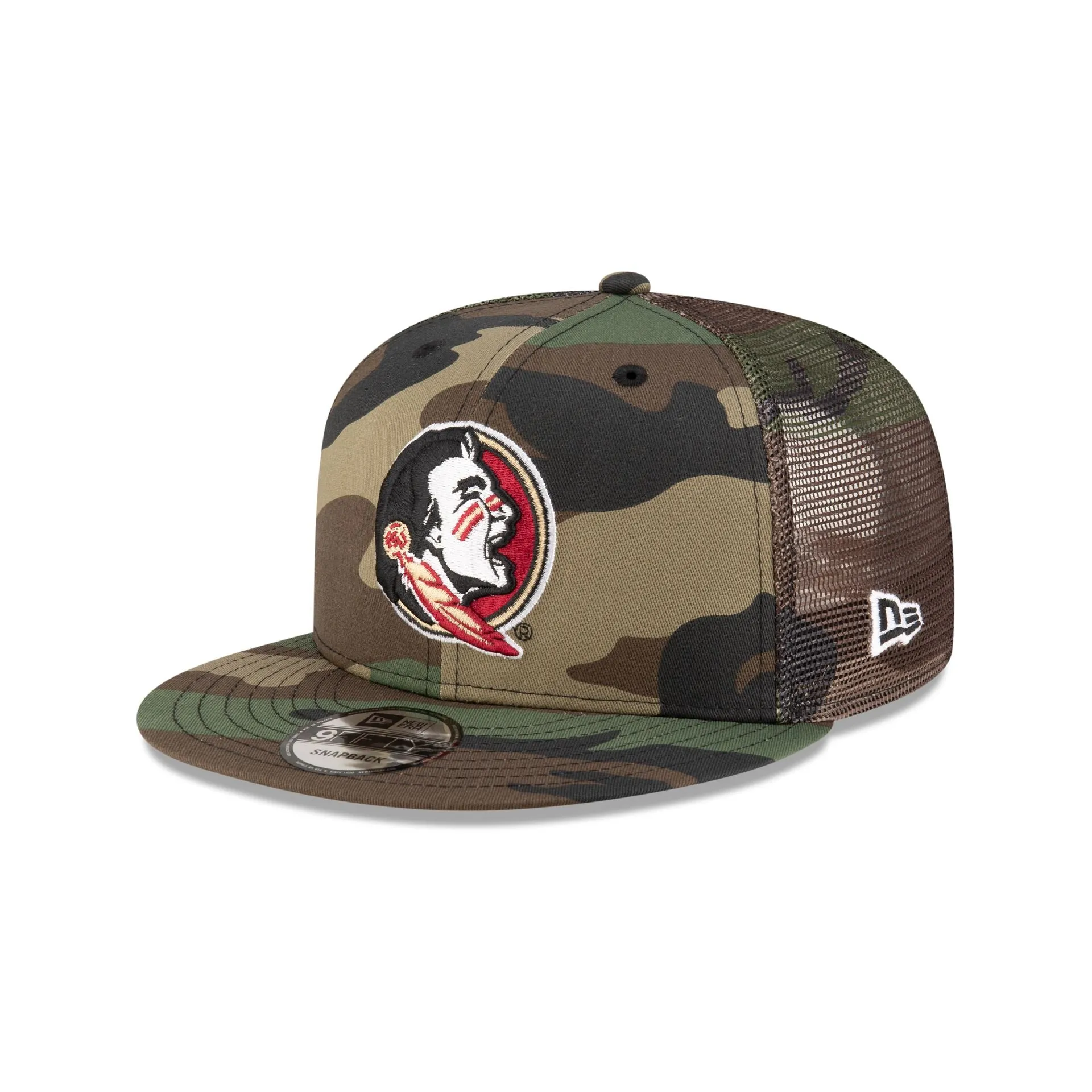 Florida State Seminoles Camo 9FIFTY Trucker Hat sold by New Era