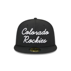 Colorado Rockies Fairway Script 59FIFTY Fitted Hat sold by New Era