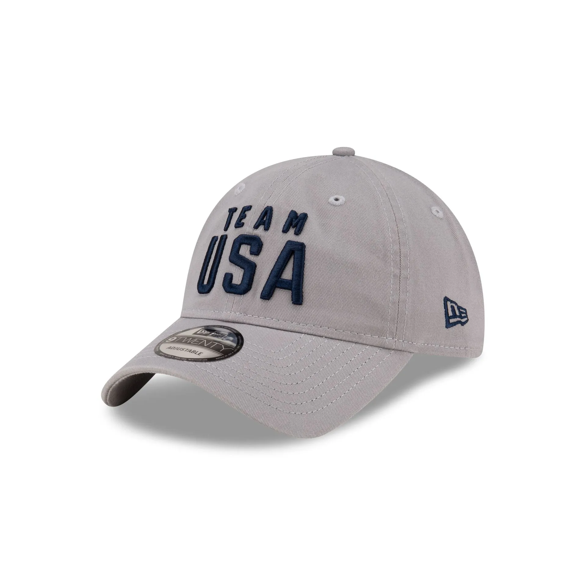 Team USA Gray 9TWENTY Adjustable Hat sold by New Era