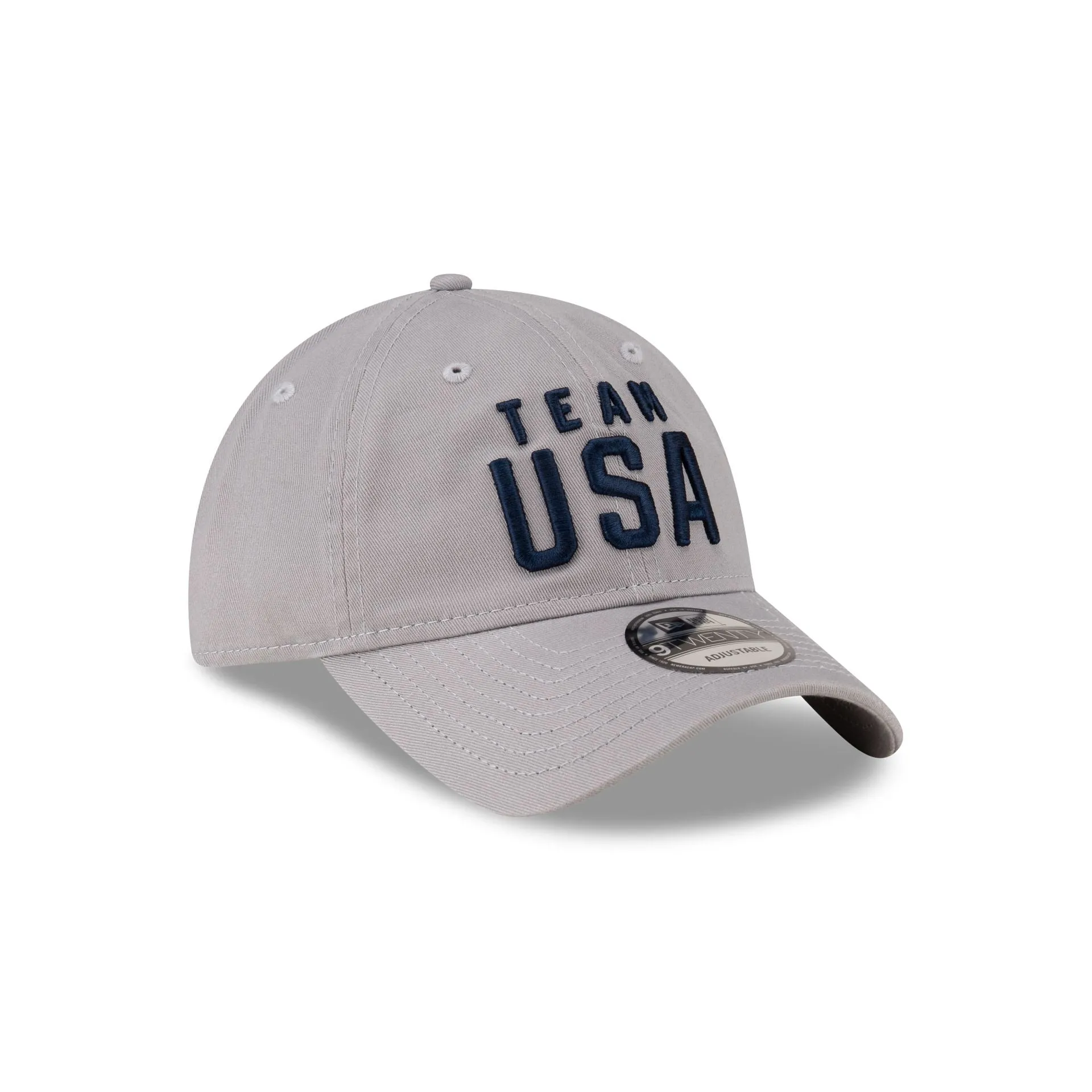 Team USA Gray 9TWENTY Adjustable Hat sold by New Era product image thumbnail 3