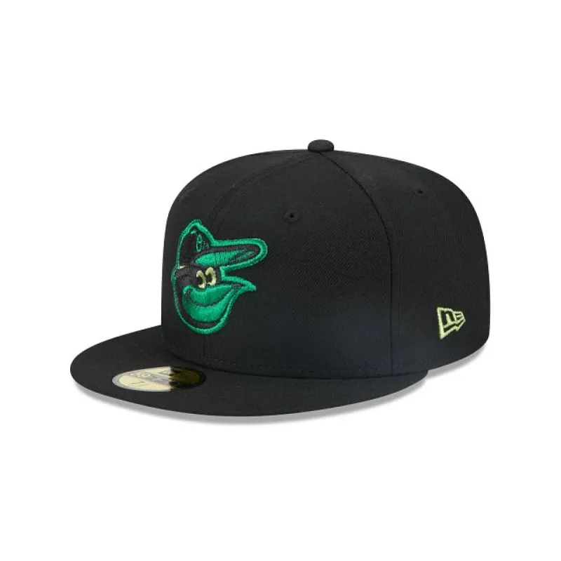 Baltimore Orioles Metallic Pop 59FIFTY Fitted Hat sold by New Era