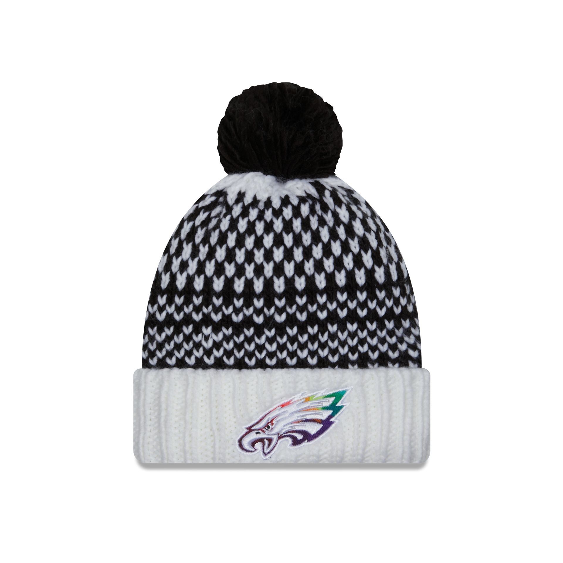 Philadelphia Eagles 2023 Crucial Catch Women's Pom Knit Hat sold by New Era