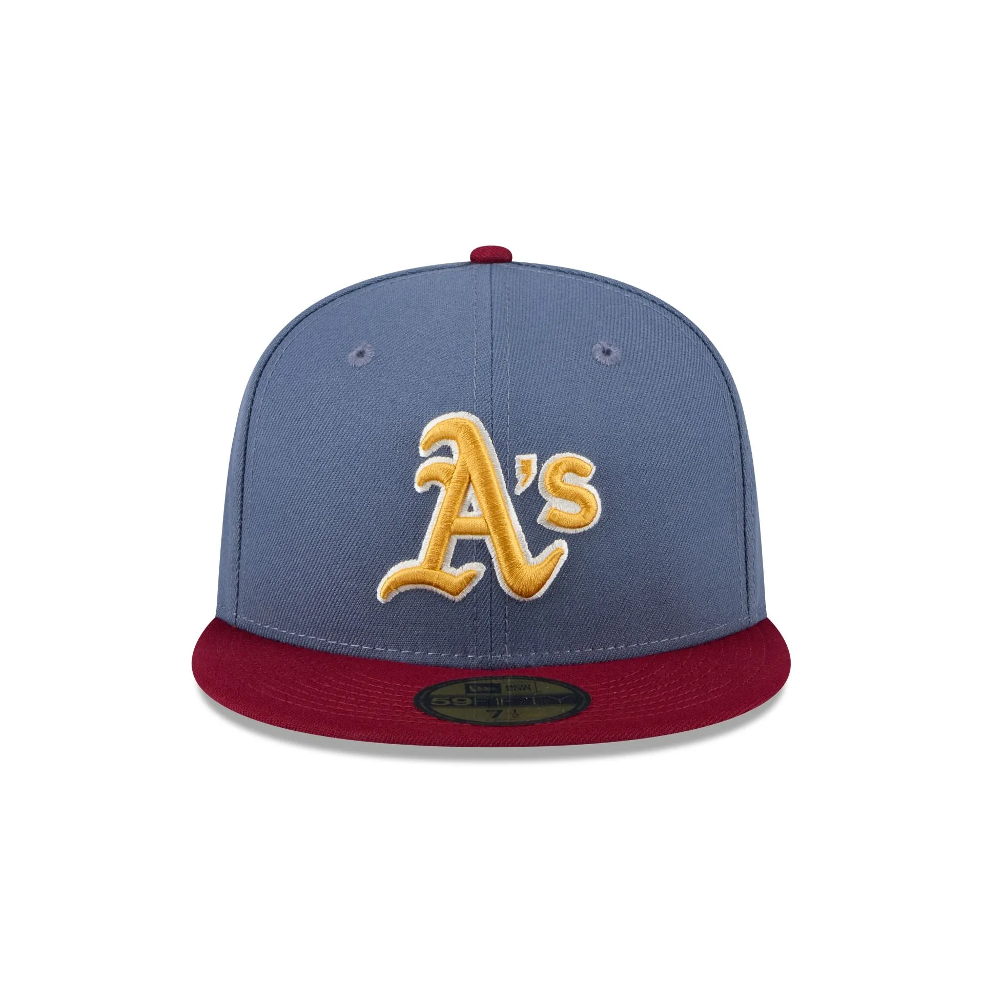 Oakland Athletics Deep Blue 59FIFTY Fitted Hat sold by New Era product image thumbnail 2