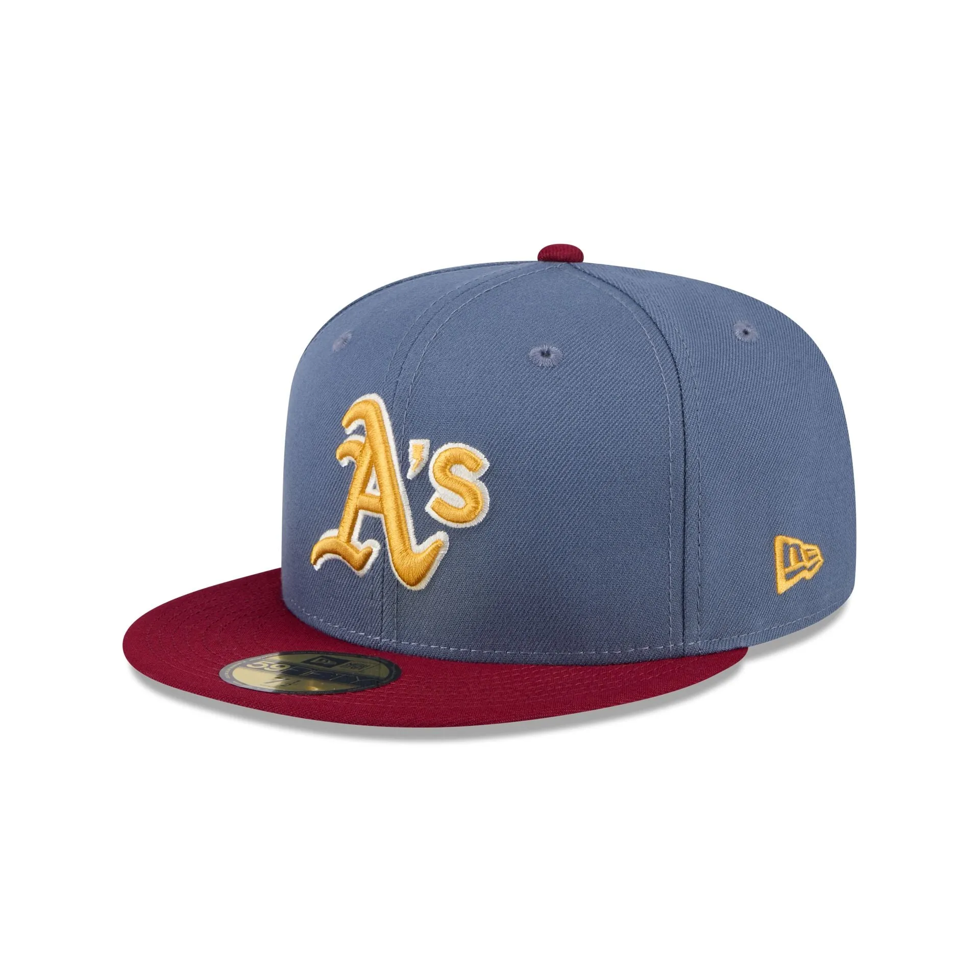 Oakland Athletics Deep Blue 59FIFTY Fitted Hat sold by New Era product image thumbnail 3