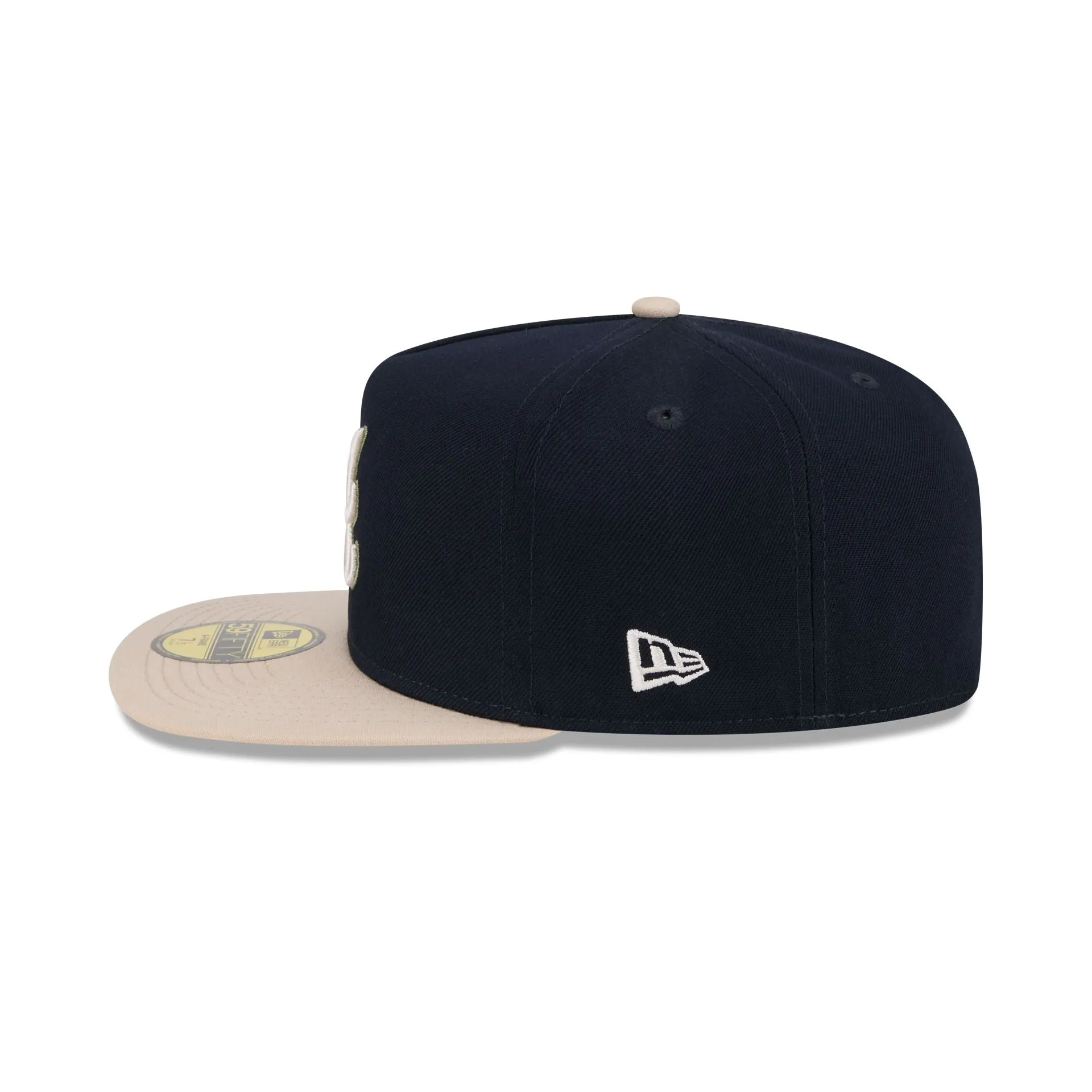 Atlanta Braves Canvas 59FIFTY A-Frame Fitted Hat sold by New Era product image thumbnail 5