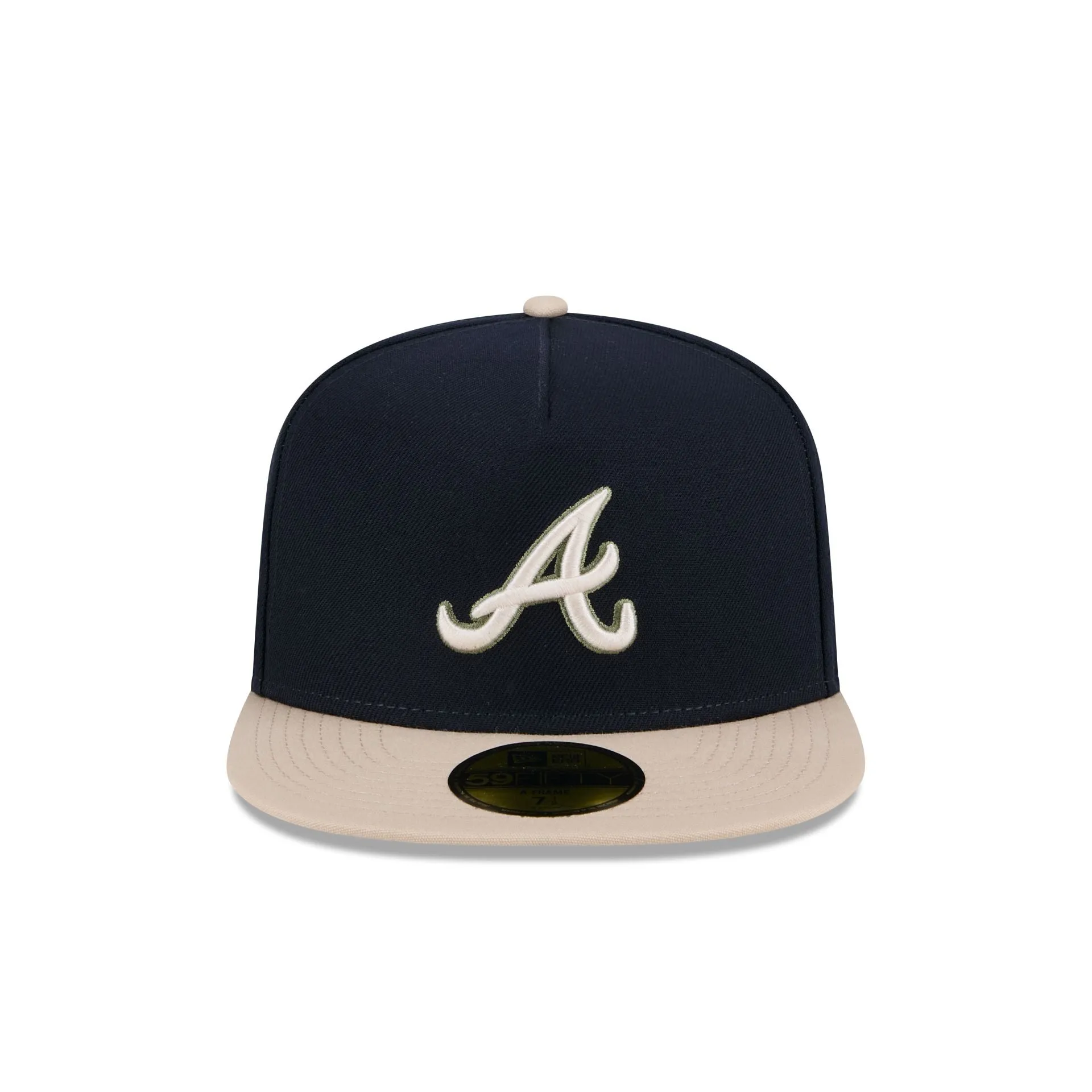 Atlanta Braves Canvas 59FIFTY A-Frame Fitted Hat sold by New Era product image thumbnail 2
