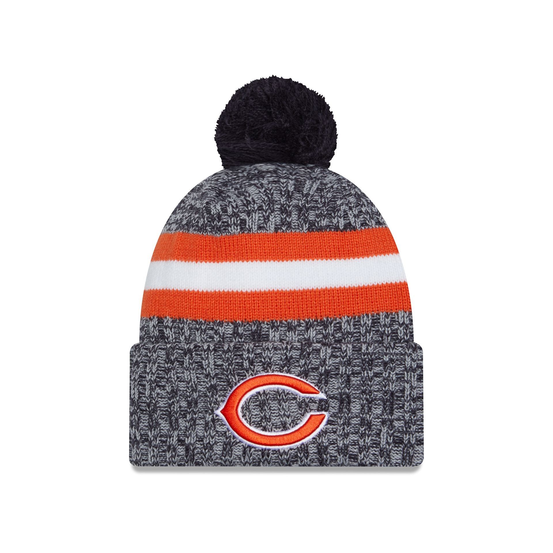 Chicago Bears 2023 Cold Weather Pom Knit Hat sold by New Era
