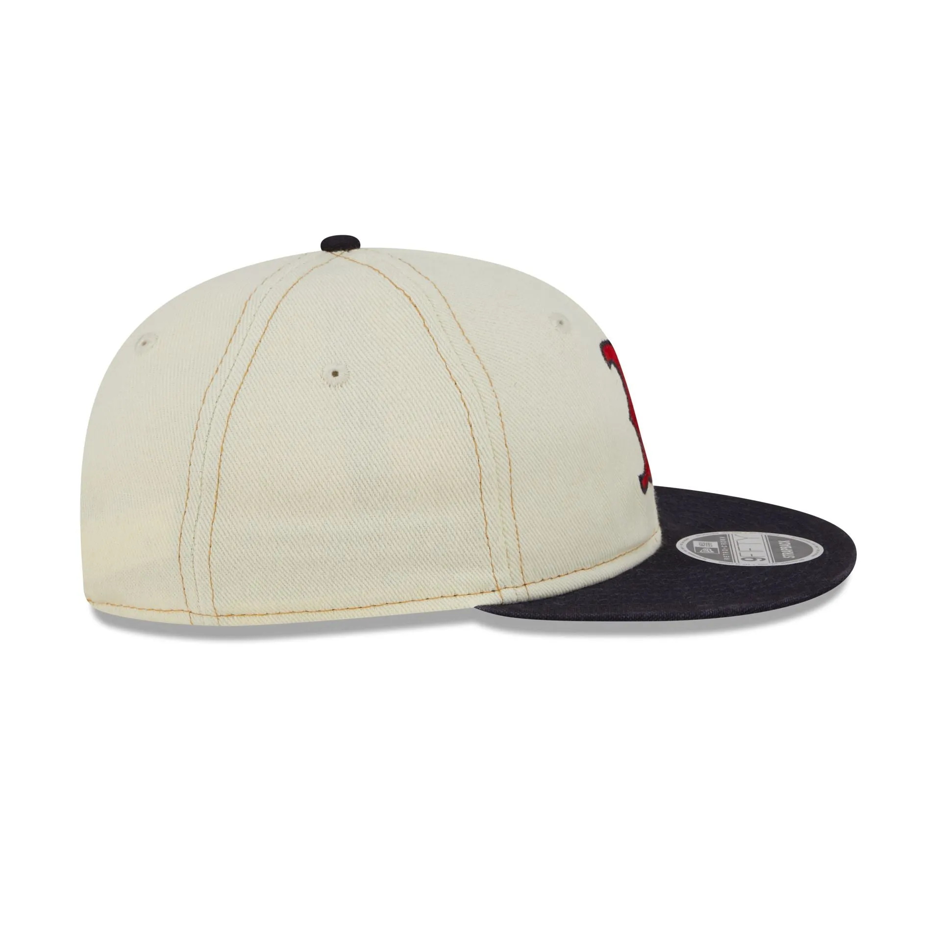 Boston Red Sox Chrome Denim Retro Crown 9FIFTY Adjustable Hat sold by New Era product image thumbnail 5