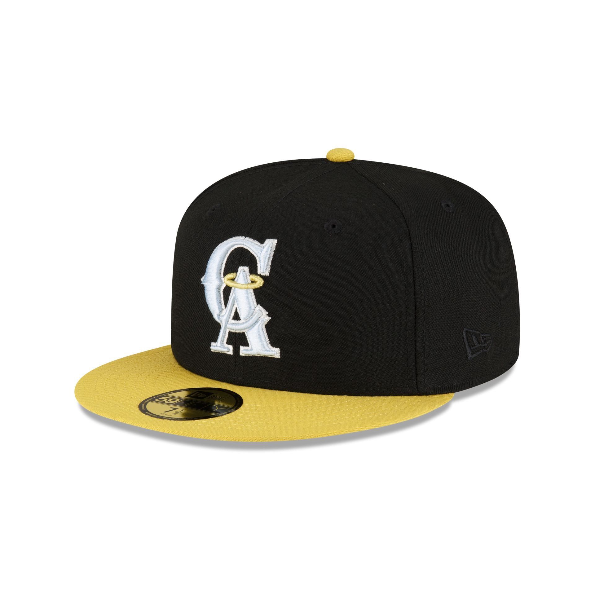 Los Angeles Angels Chartreuse Visor 59FIFTY Fitted Hat sold by New Era product image thumbnail 3