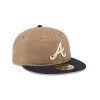 Atlanta Braves Wax Canvas Retro Crown 59FIFTY Fitted Hat sold by New Era