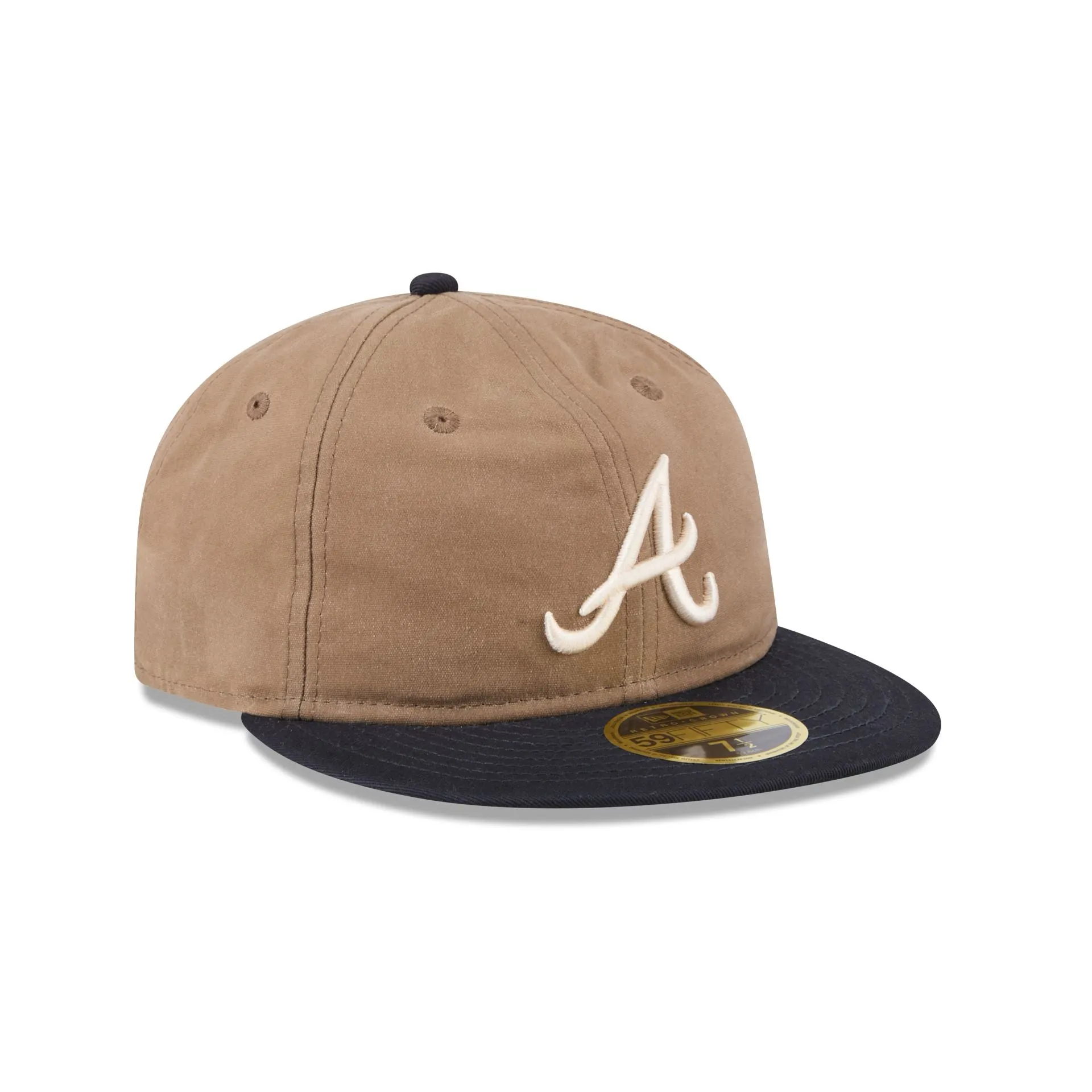 Atlanta Braves Wax Canvas Retro Crown 59FIFTY Fitted Hat sold by New Era product image thumbnail 3