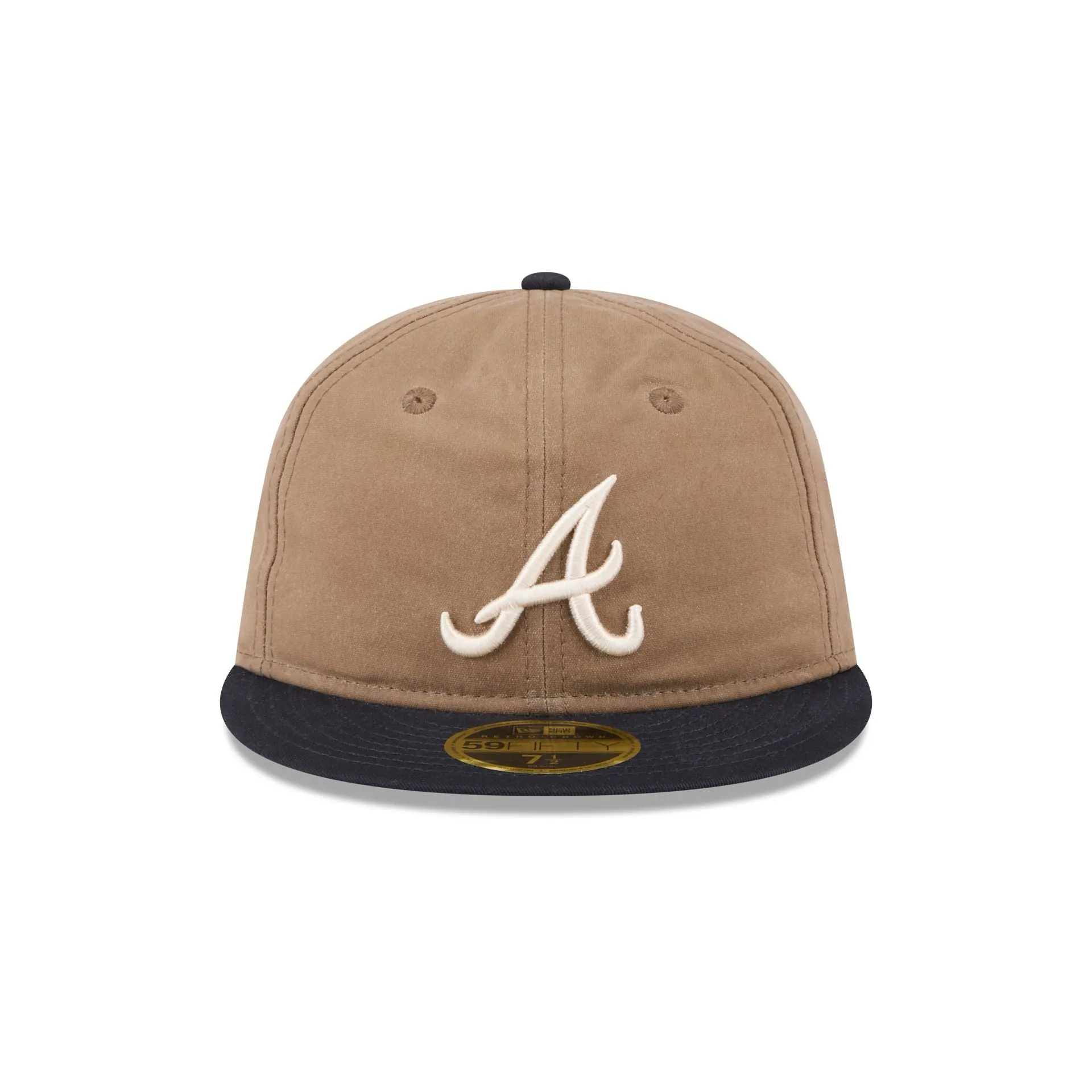 Atlanta Braves Wax Canvas Retro Crown 59FIFTY Fitted Hat sold by New Era product image thumbnail 2