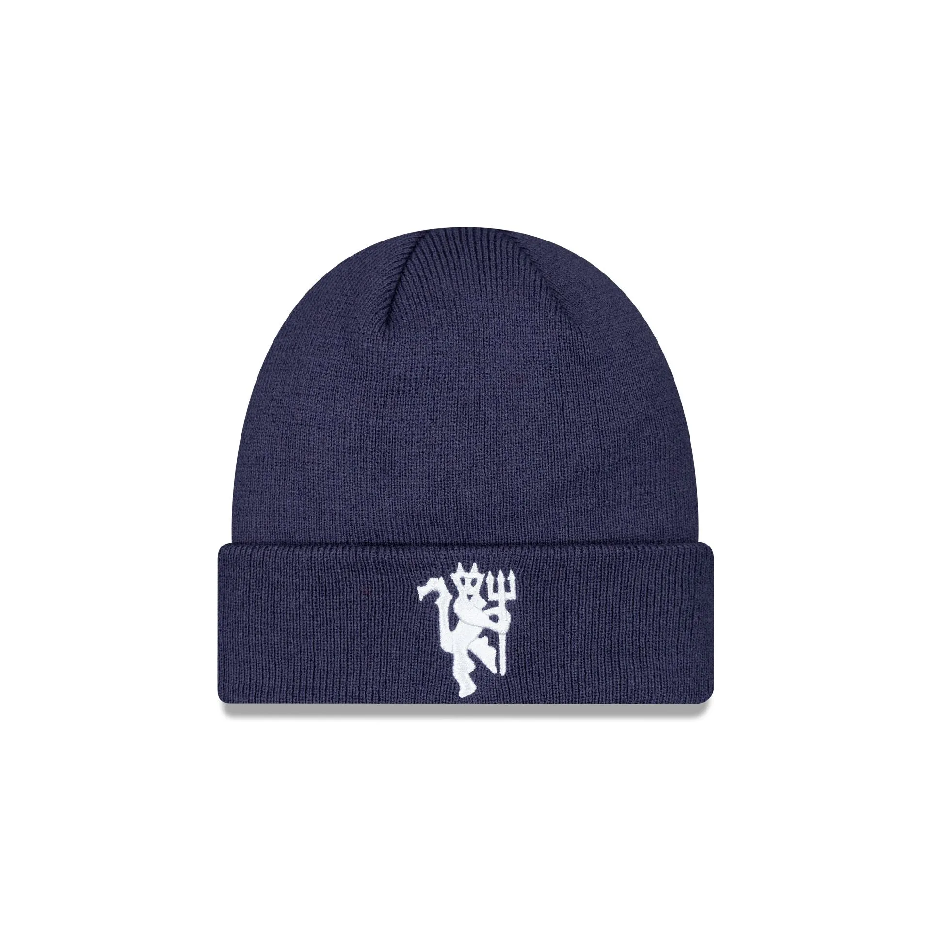 Manchester United Seasonal Navy Cuff Knit Hat sold by New Era