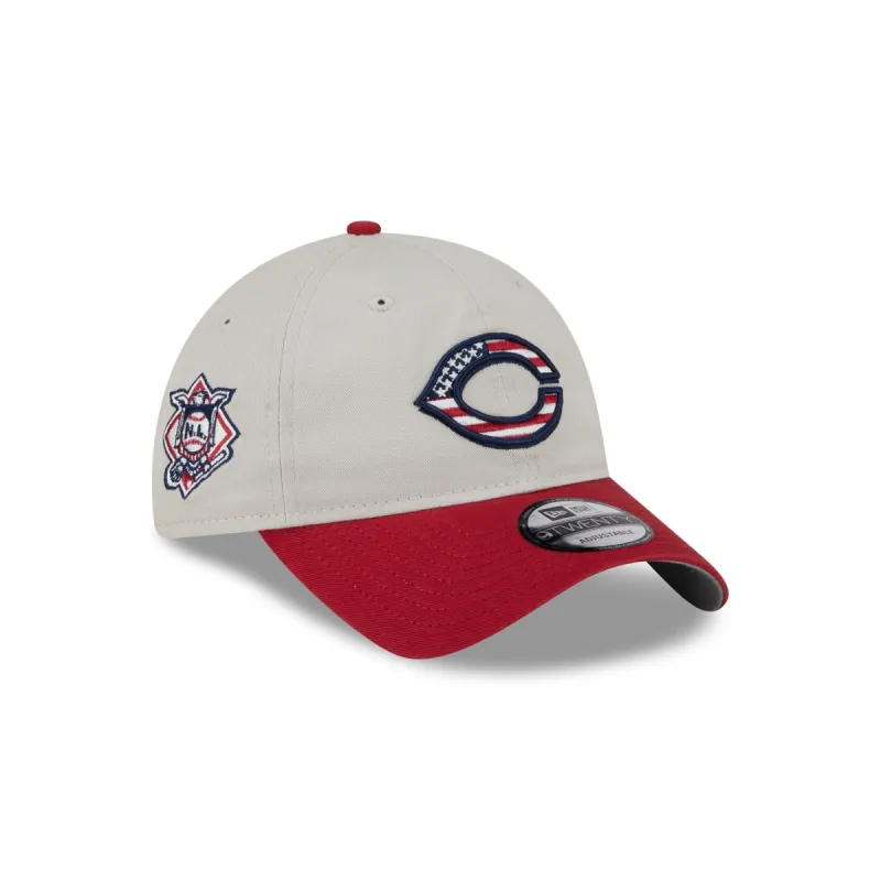 Cincinnati Reds Independence Day 2024 9TWENTY Adjustable Hat sold by New Era