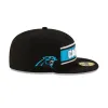 Carolina Panthers 2024 Sideline Black 59FIFTY Fitted Hat sold by New Era