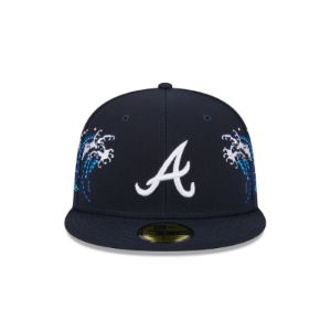 Atlanta Braves Tonal Wave 59FIFTY Fitted Hat sold by New Era