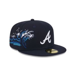 Atlanta Braves Tonal Wave 59FIFTY Fitted Hat sold by New Era
