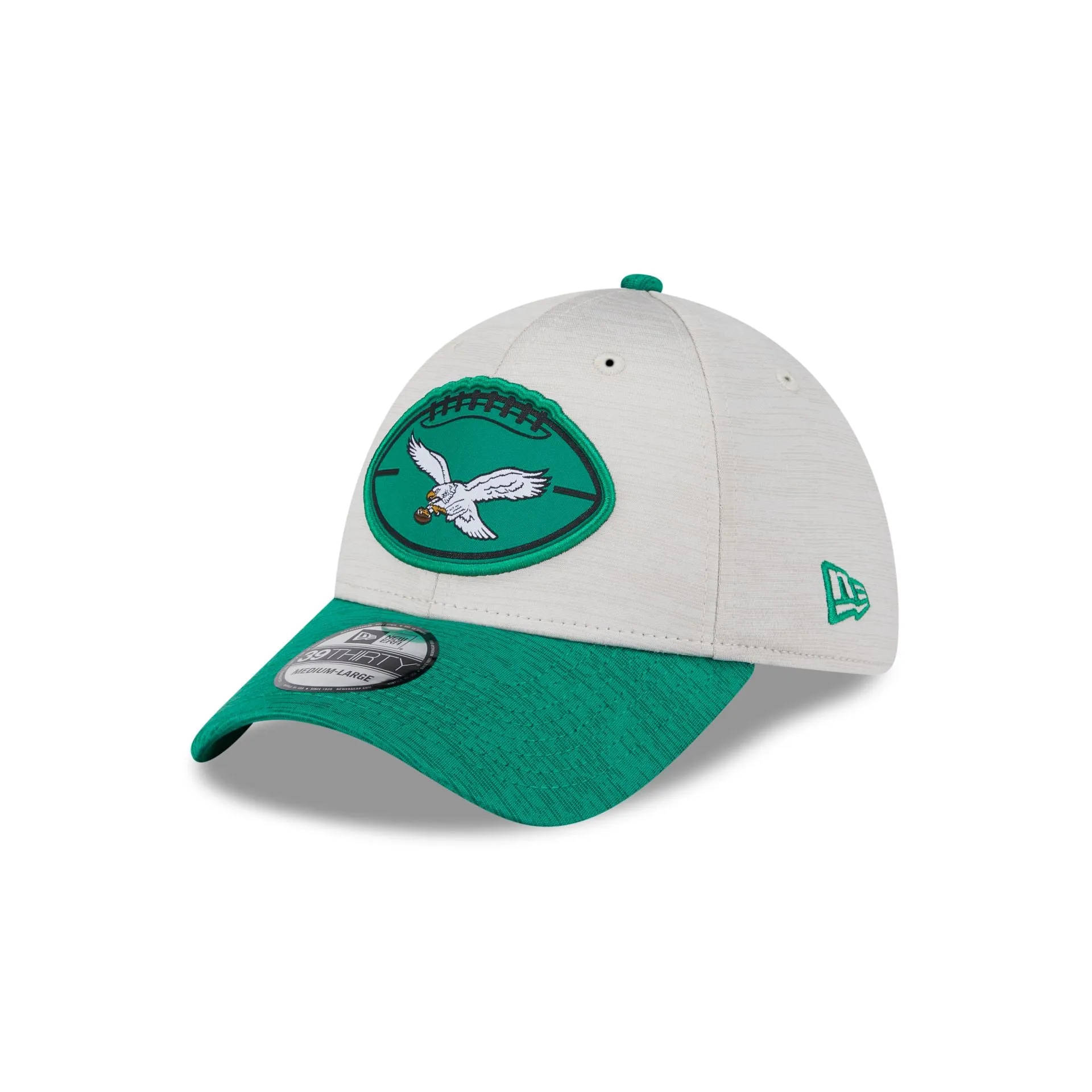 Philadelphia Eagles 2024 Historic Sideline 39THIRTY Stretch Fit Hat sold by New Era