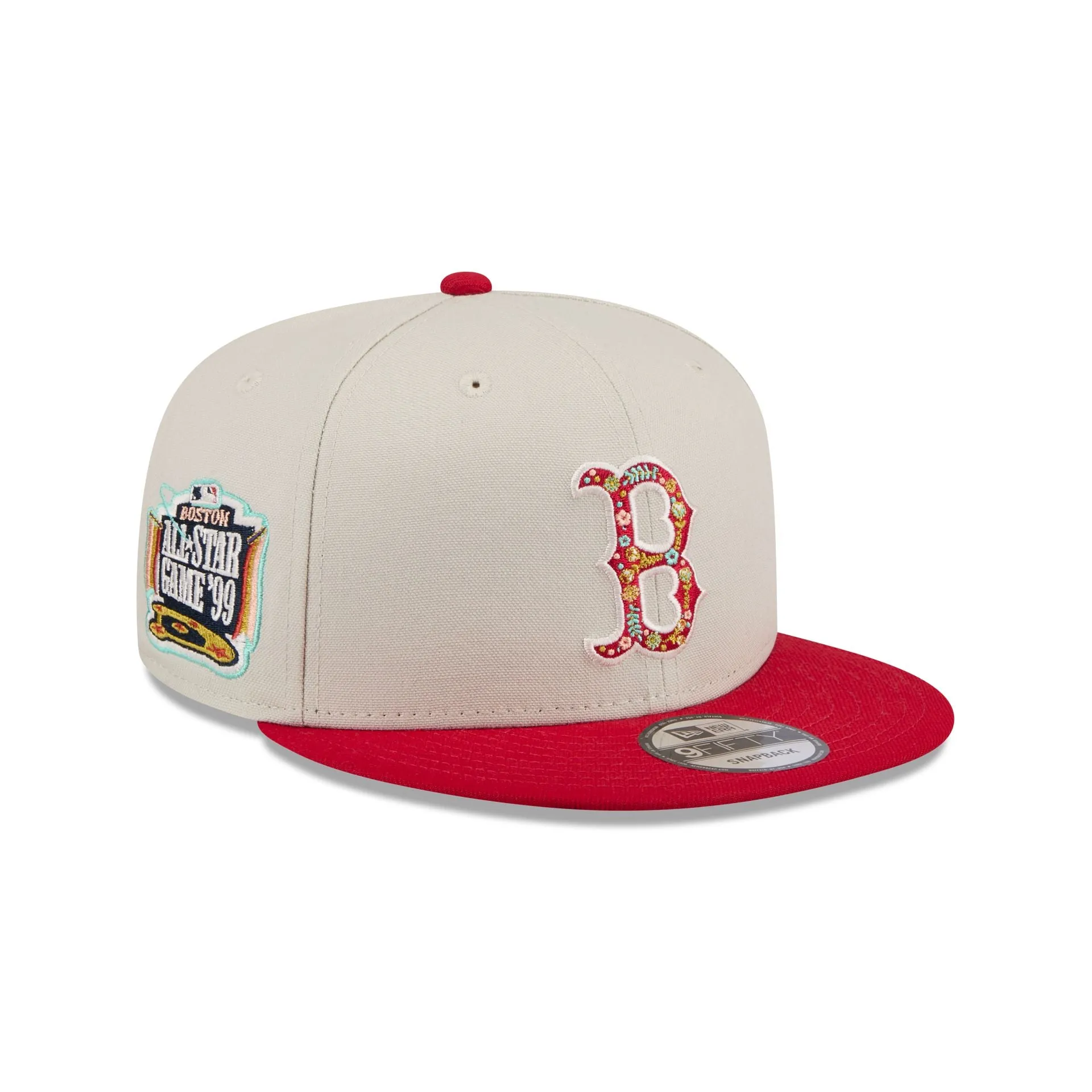 Boston Red Sox Floral Fill 9FIFTY Snapback Hat sold by New Era
