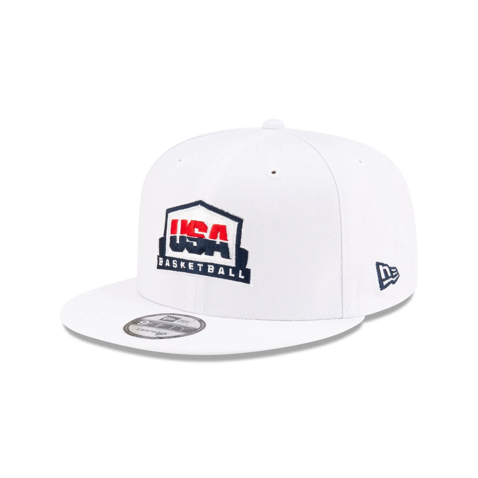 USA Basketball Optic White Sidepatch 9FIFTY Snapback Hat sold by New Era product image thumbnail 3