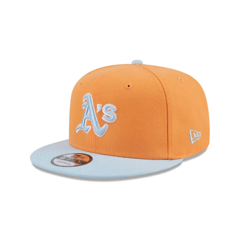 Oakland Athletics Color Pack Orange Glaze 9FIFTY Snapback Hat sold by New Era