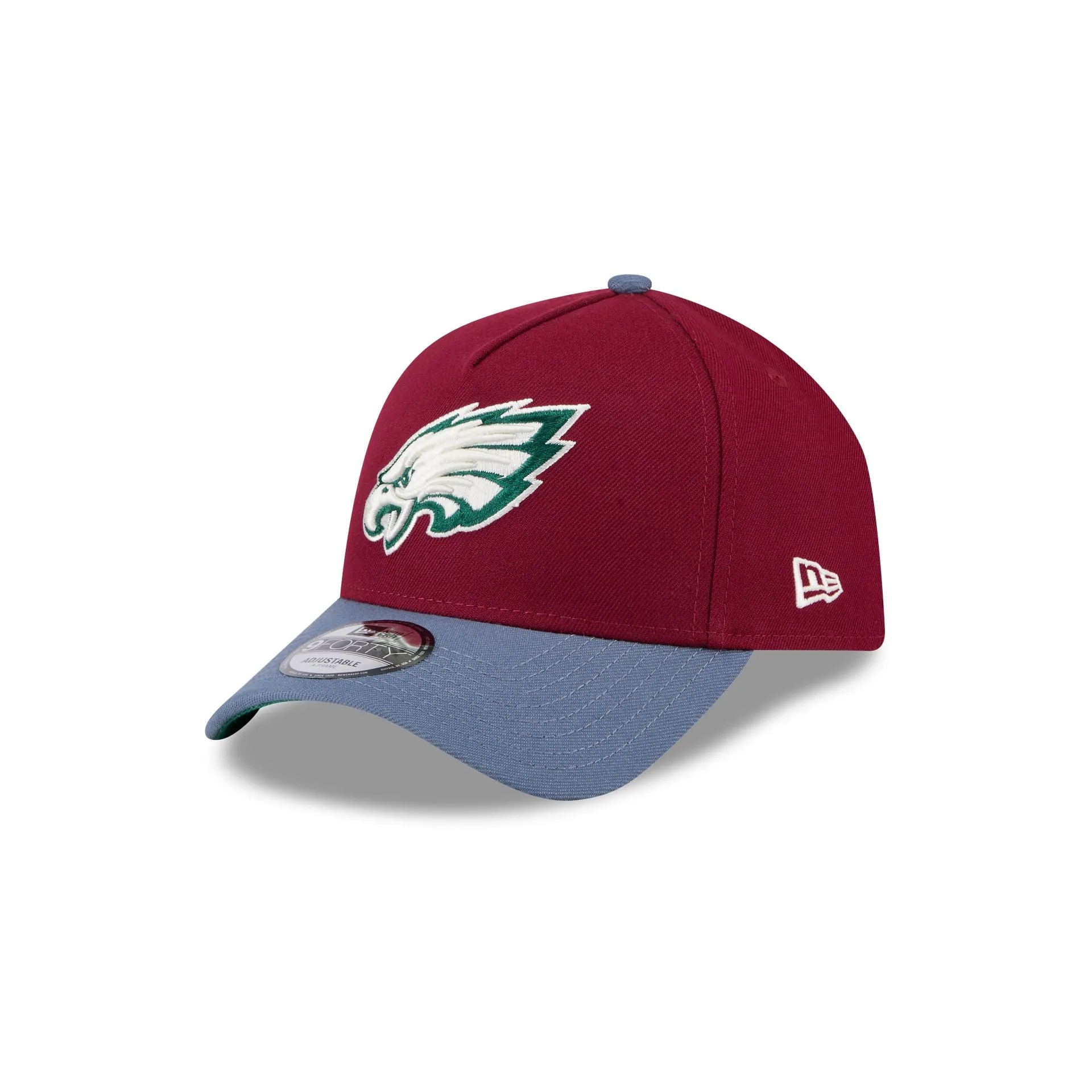 Philadelphia Eagles Cherry 9FORTY A-Frame Snapback Hat sold by New Era product image thumbnail 3