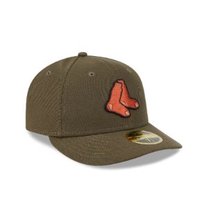 Boston Red Sox Rustic Fall Low Profile 59FIFTY Fitted Hat sold by New Era