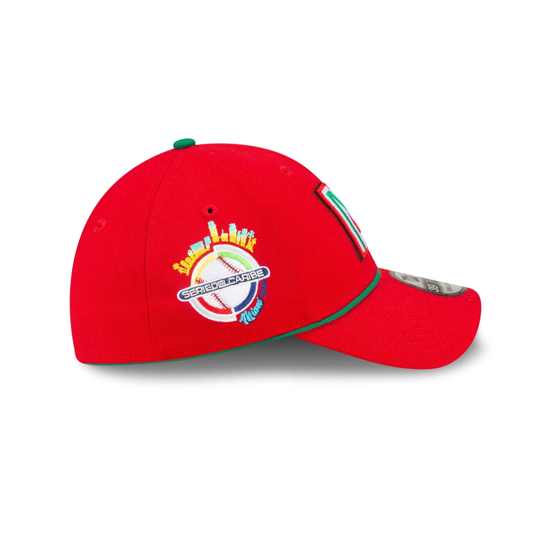Mexico Baseball 2024 Caribbean Series Red 39THIRTY Stretch Fit Hat sold by New Era product image thumbnail 4