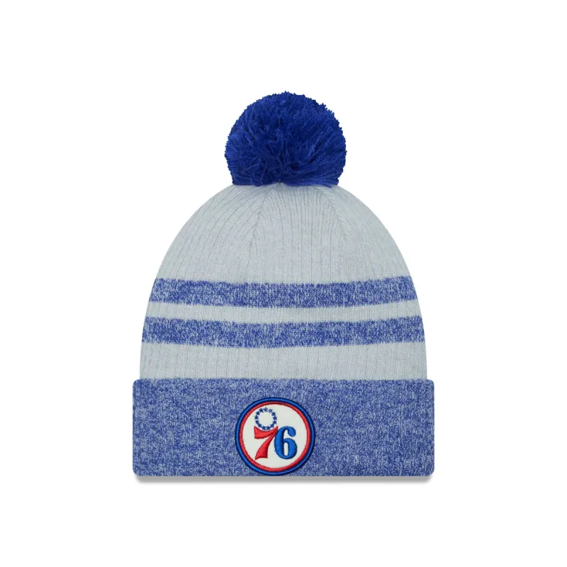Philadelphia 76ers Sport Night Pom Knit Hat sold by New Era