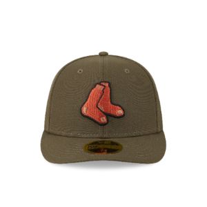Boston Red Sox Rustic Fall Low Profile 59FIFTY Fitted Hat sold by New Era