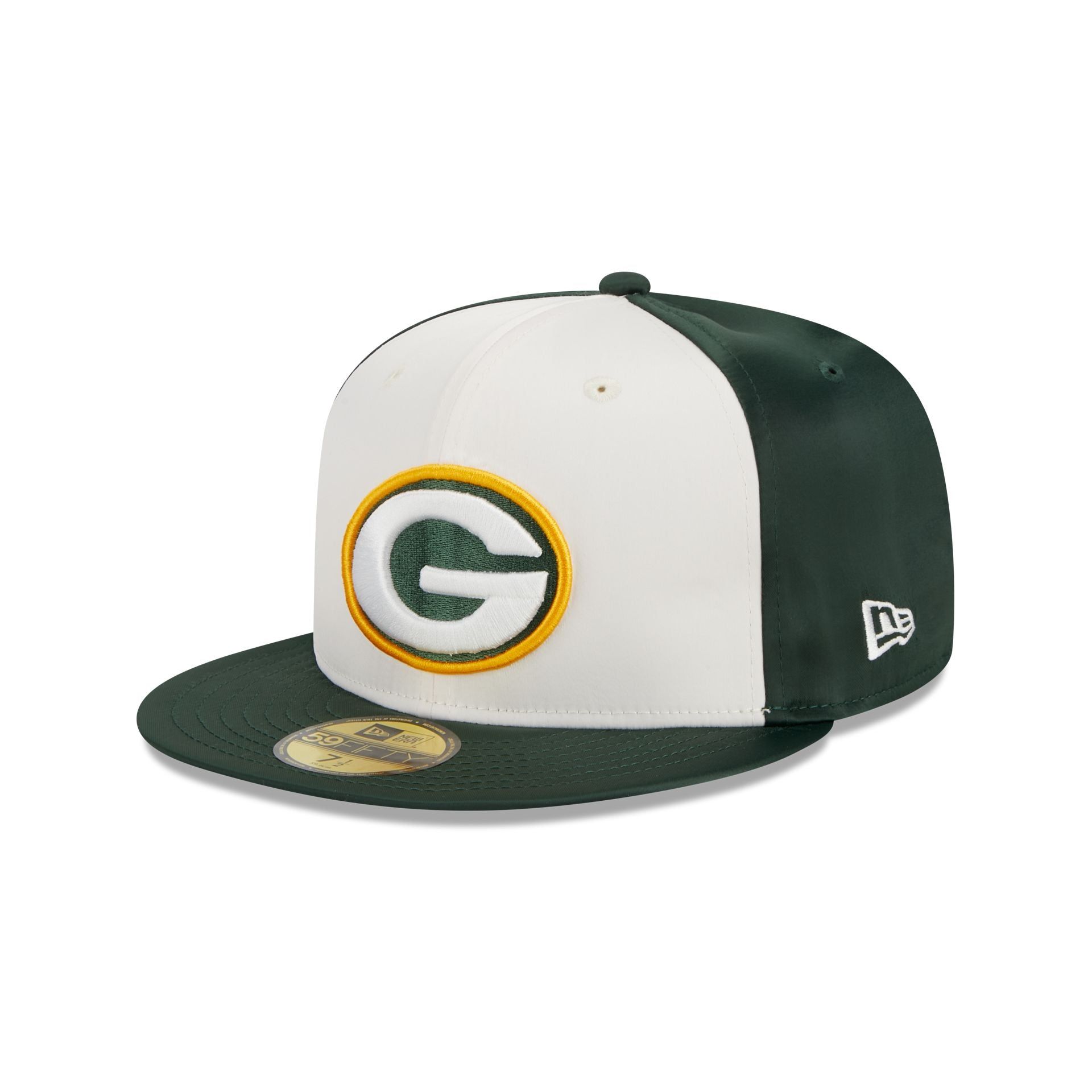Green Bay Packers Throwback Satin 59FIFTY Fitted Hat sold by New Era product image thumbnail 3