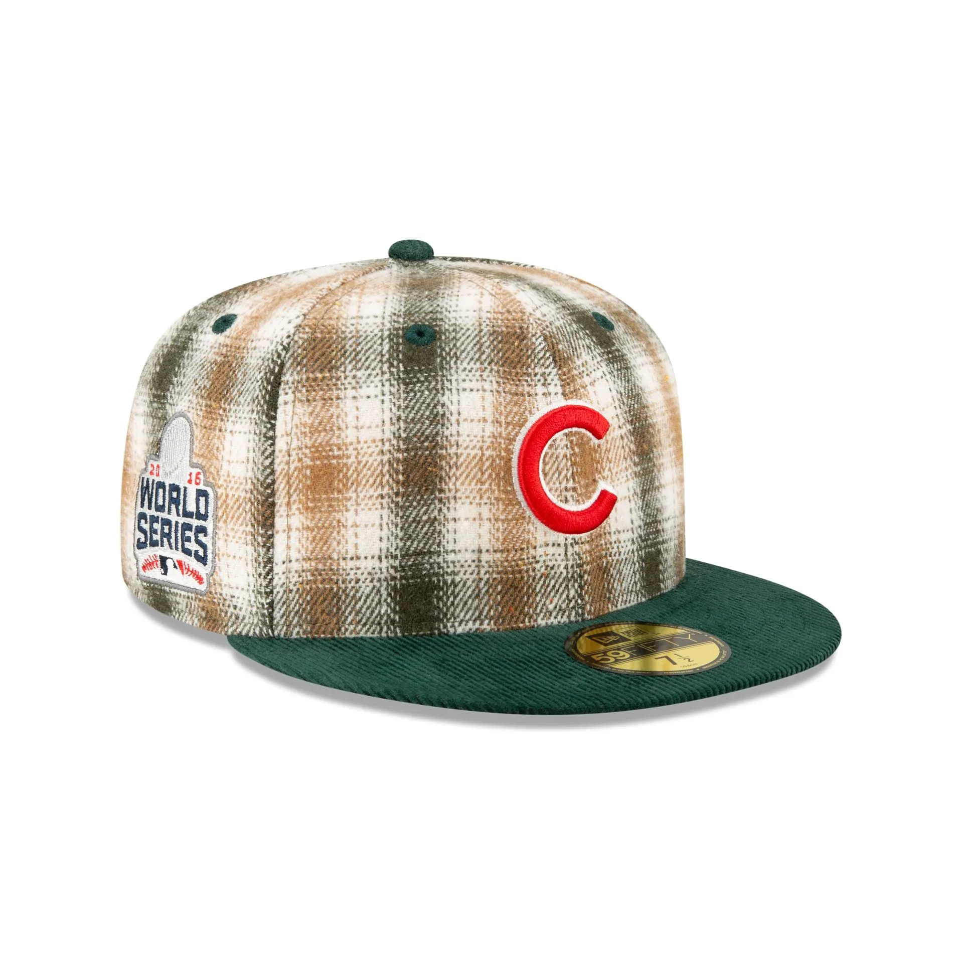 Just Caps Plaid Chicago Cubs 59FIFTY Fitted Hat sold by New Era