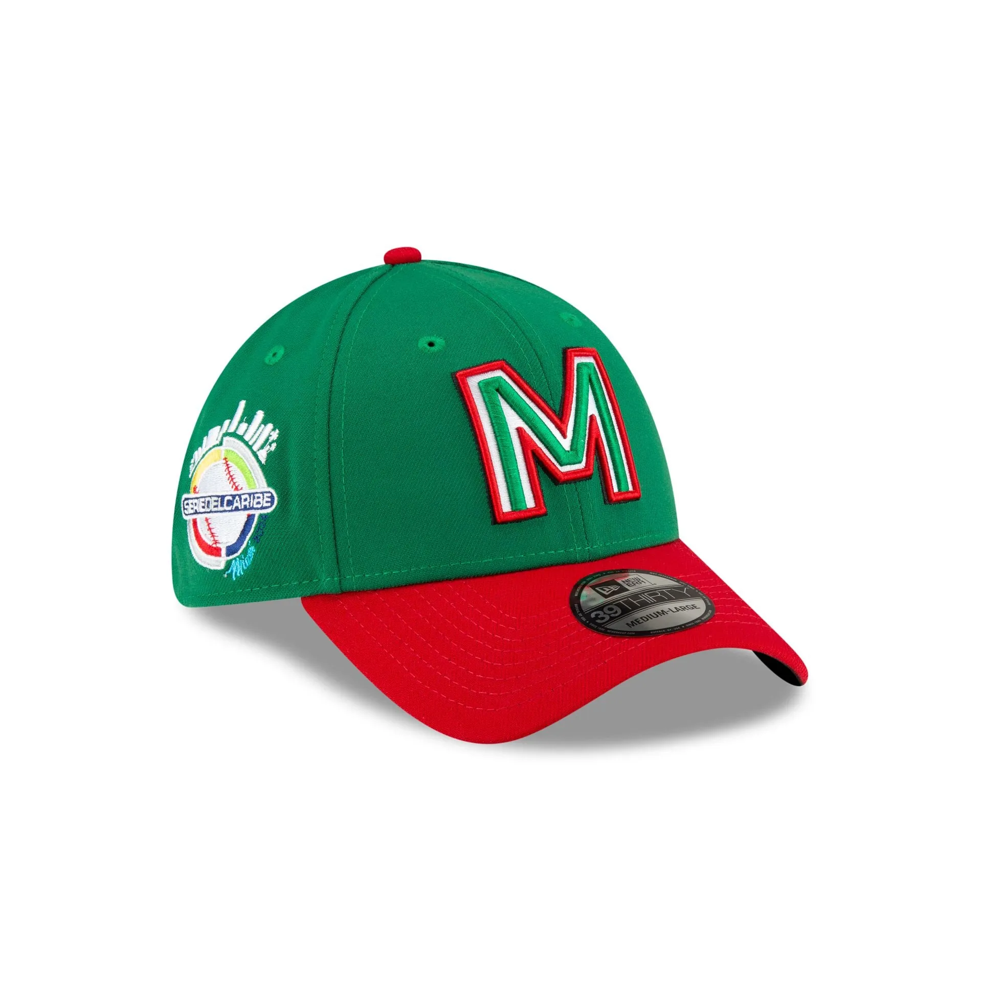 Mexico Caribbean Series Home Green 39THIRTY Stretch Fit Hat sold by New Era