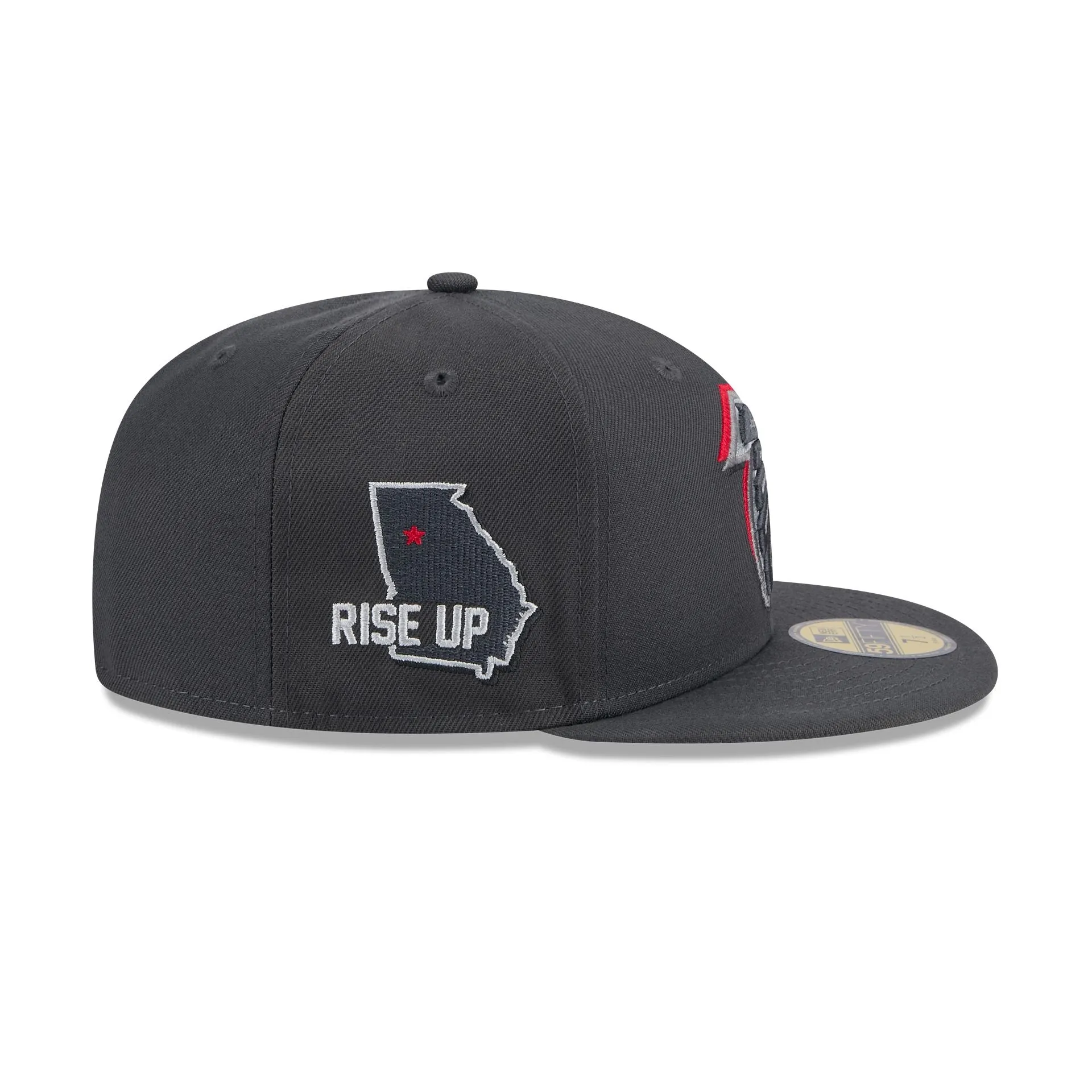 Atlanta Falcons 2024 Draft Gray 59FIFTY Fitted Hat sold by New Era product image thumbnail 4