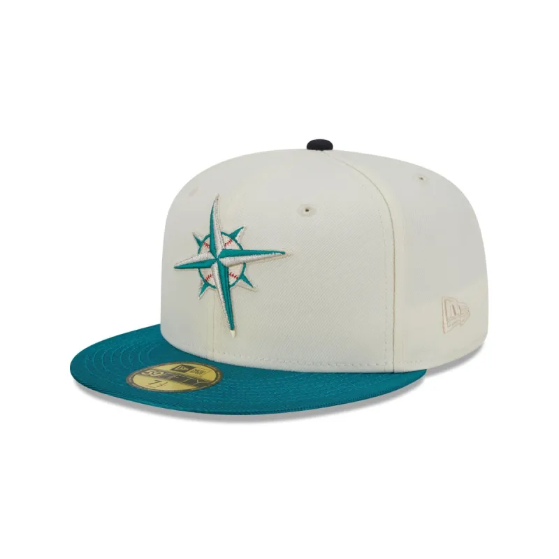 Seattle Mariners Team Shimmer 59FIFTY Fitted Hat sold by New Era