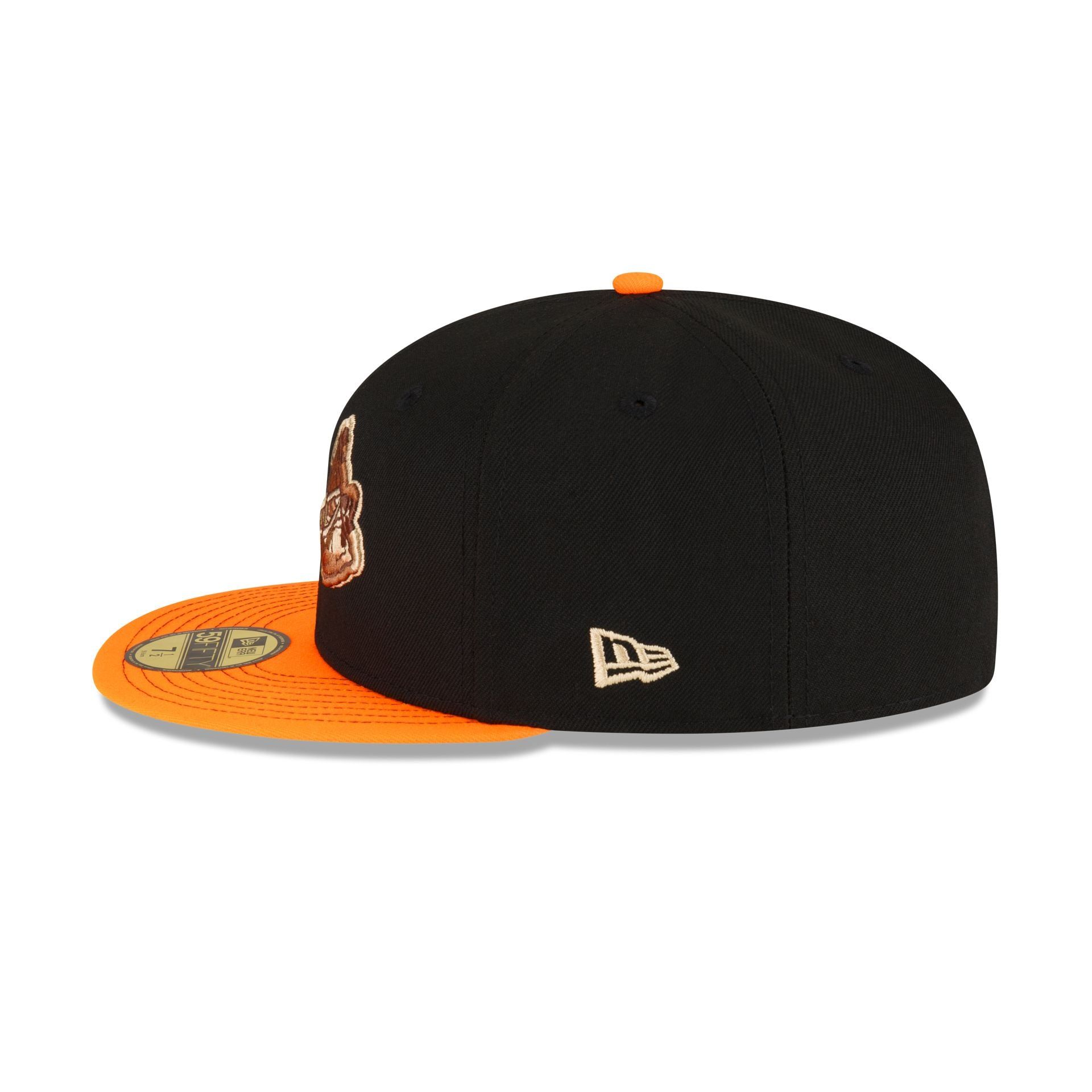 Just Caps Orange Visor Atlanta Braves 59FIFTY Fitted Hat sold by New Era product image thumbnail 5