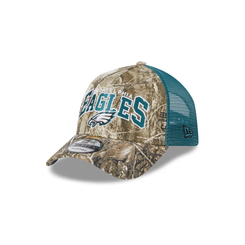 Philadelphia Eagles Active 9FORTY A-Frame Trucker Hat sold by New Era