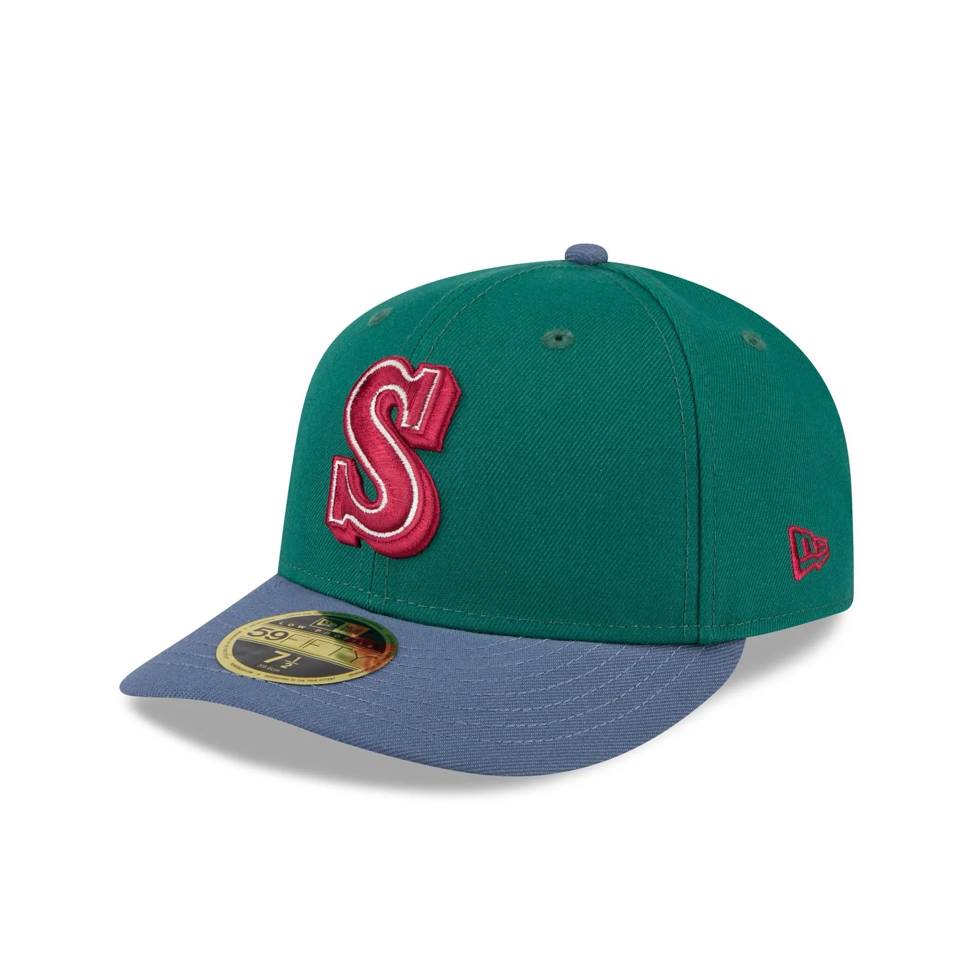 Seattle Mariners Green Gemstone Low Profile 59FIFTY Fitted Hat sold by New Era product image thumbnail 3