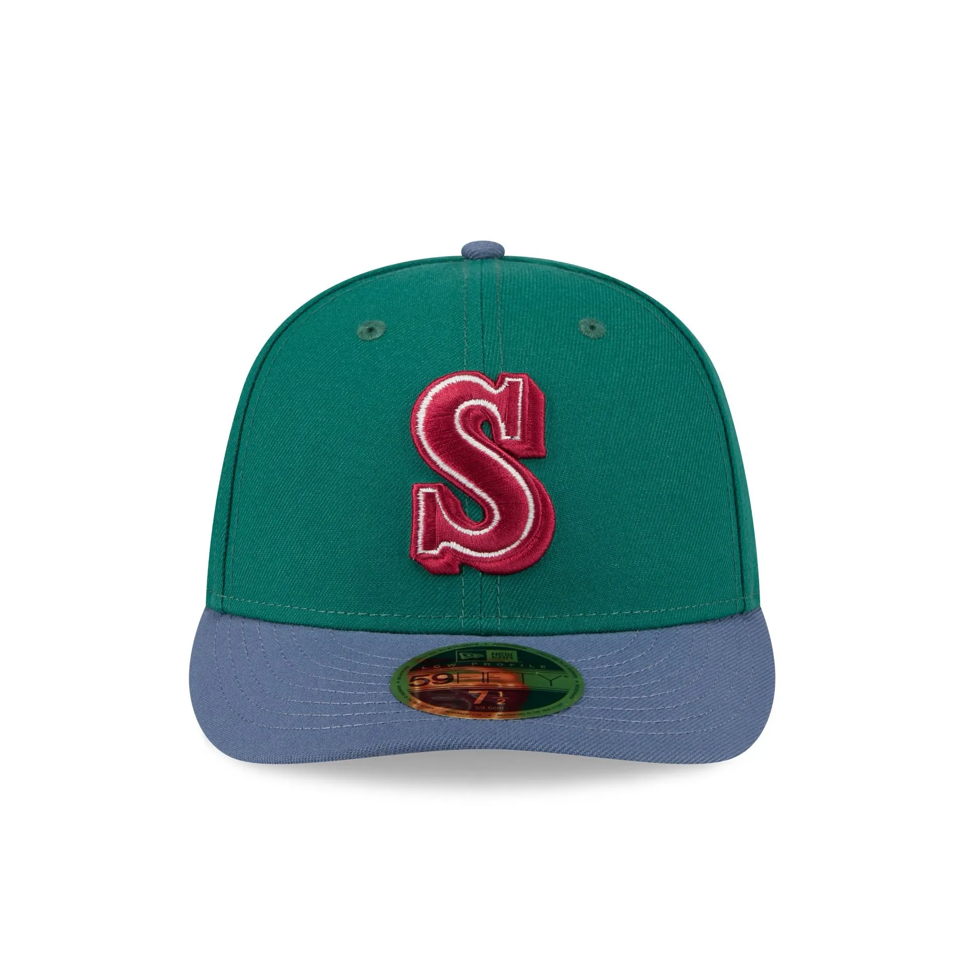 Seattle Mariners Green Gemstone Low Profile 59FIFTY Fitted Hat sold by New Era product image thumbnail 2