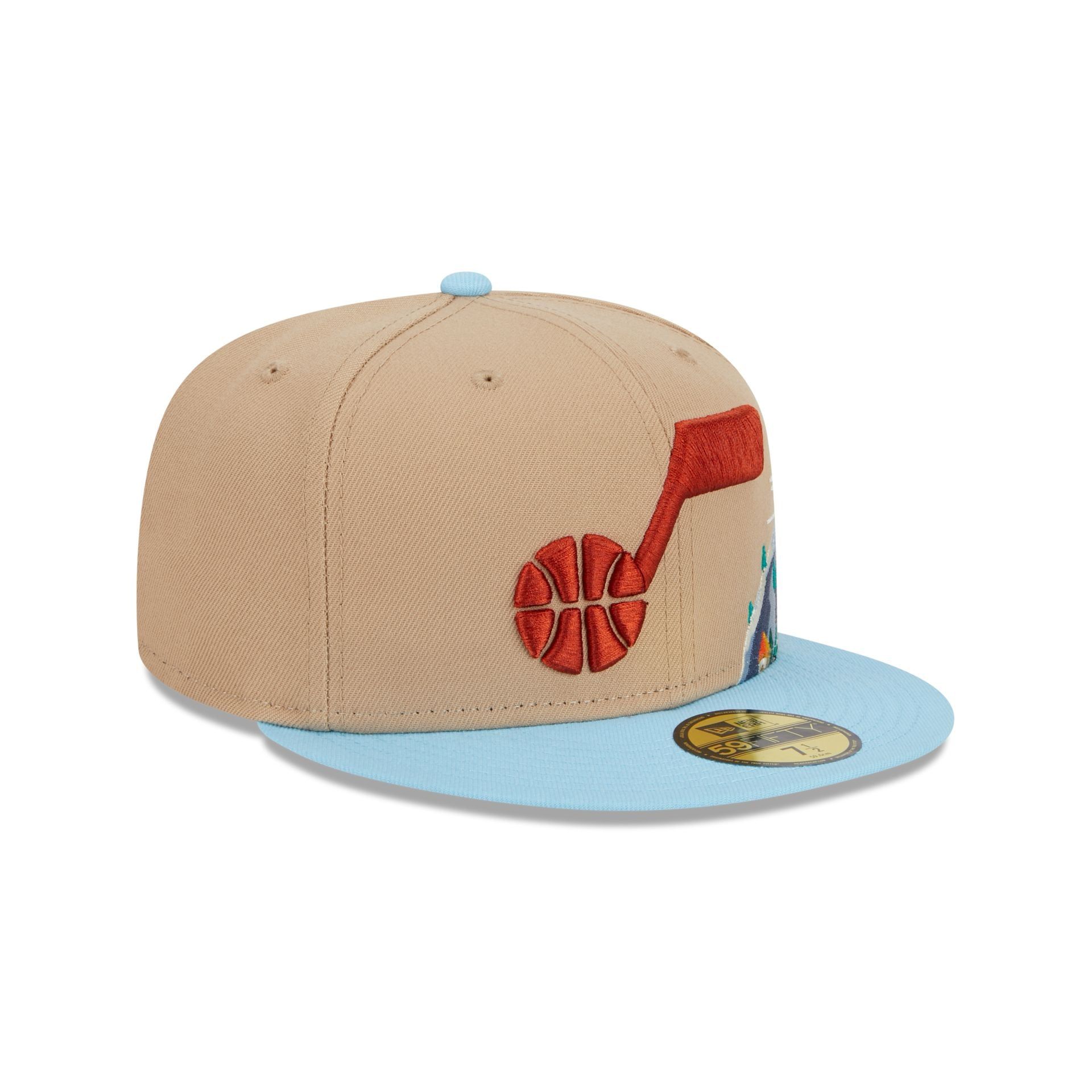 Utah Jazz Snowcapped 59FIFTY Fitted Hat sold by New Era product image thumbnail 3