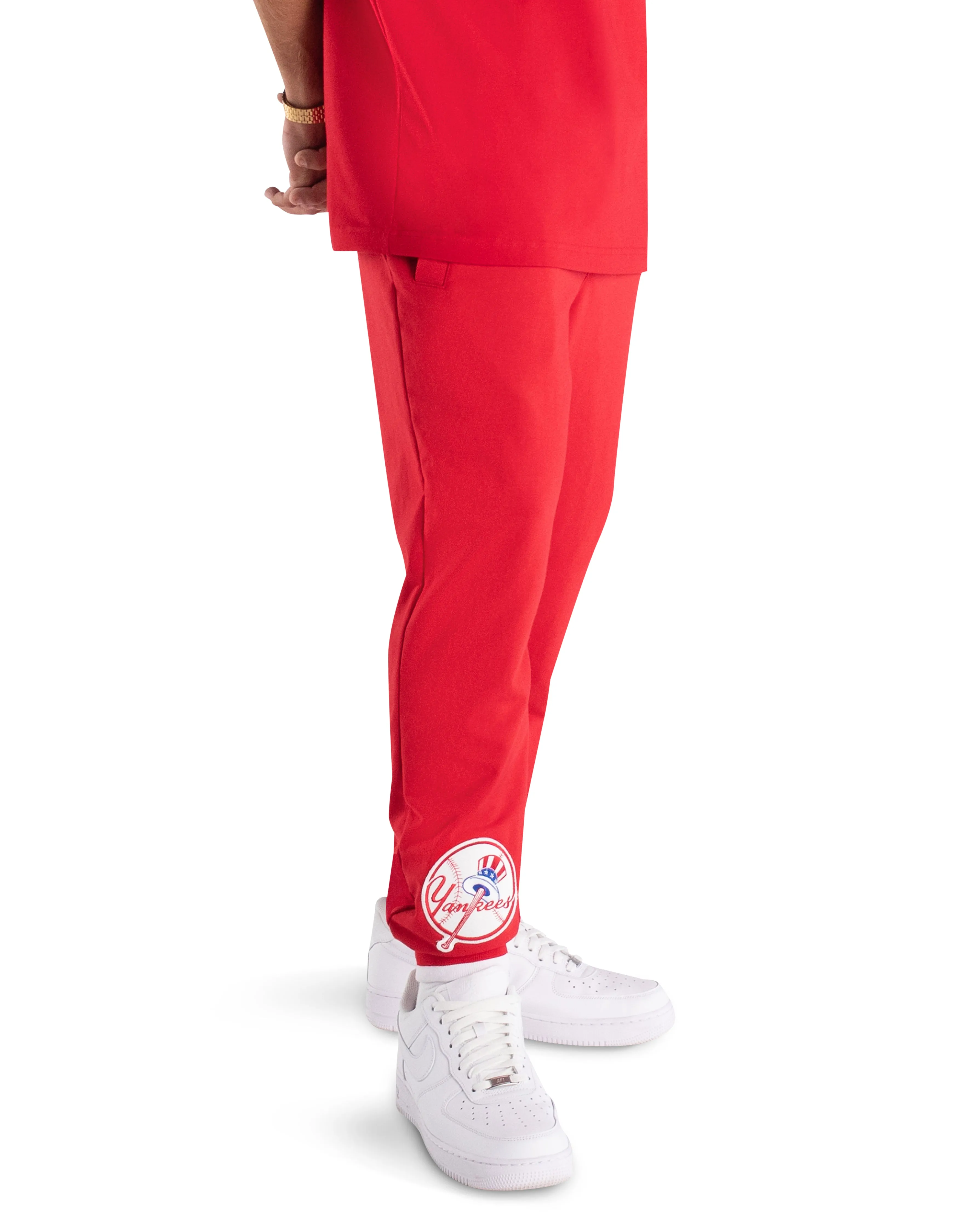 New York Yankees Logo Select Color Flip Red Jogger sold by New Era