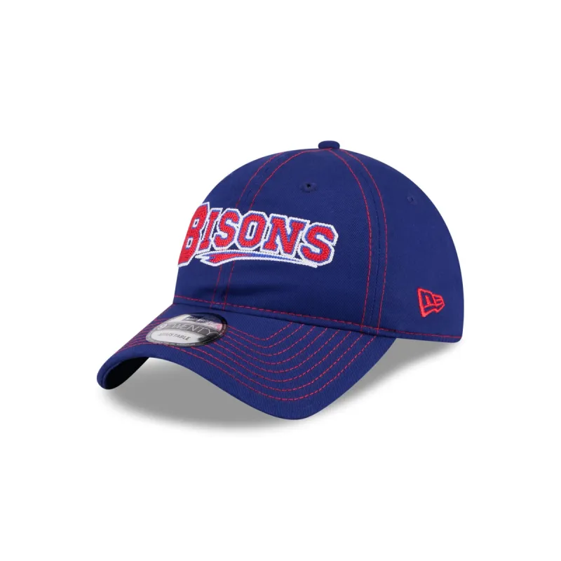 Buffalo Bisons Team Stitch 9TWENTY Adjustable Hat sold by New Era