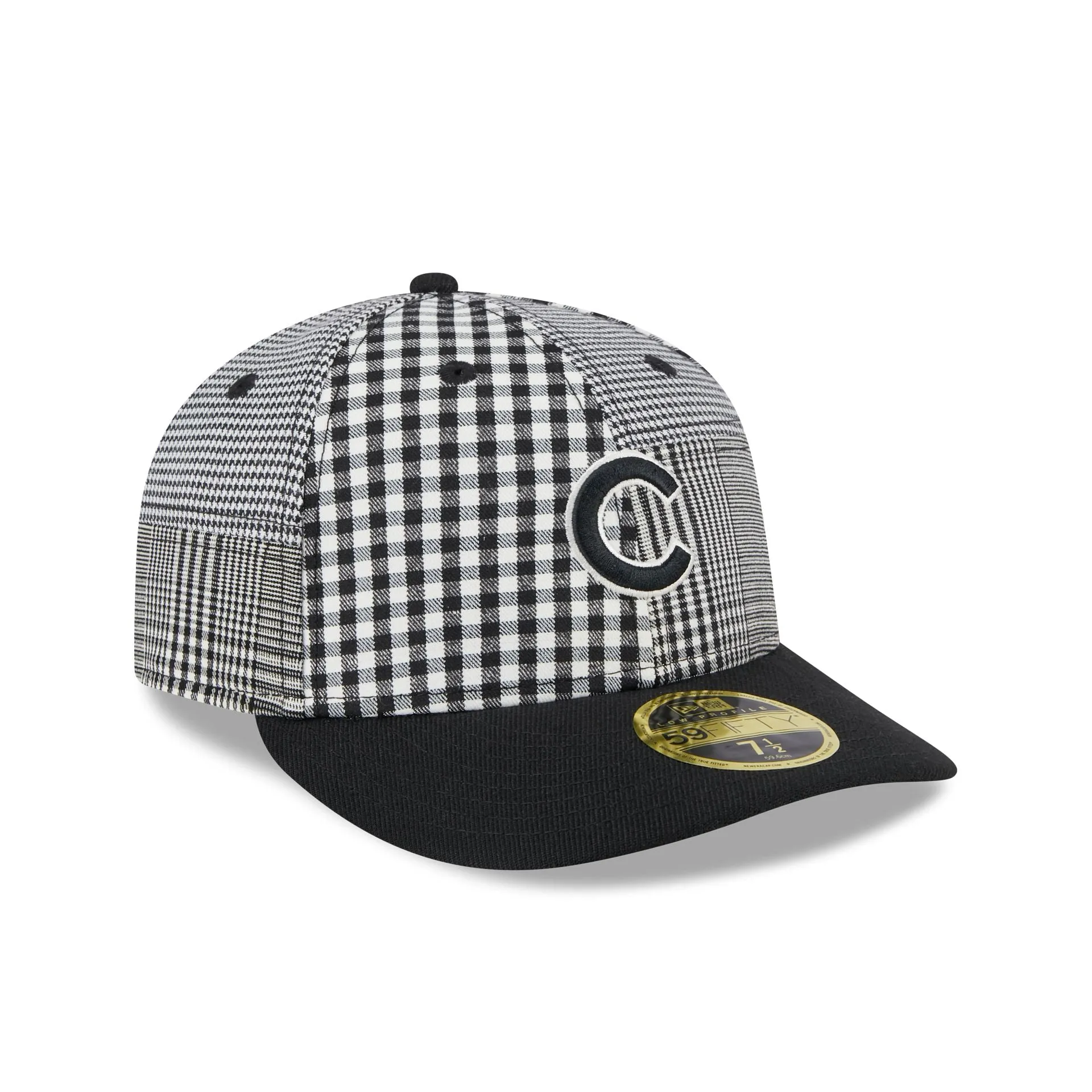 Chicago Cubs Patch Plaid Low Profile 59FIFTY Fitted Hat sold by New Era product image thumbnail 3