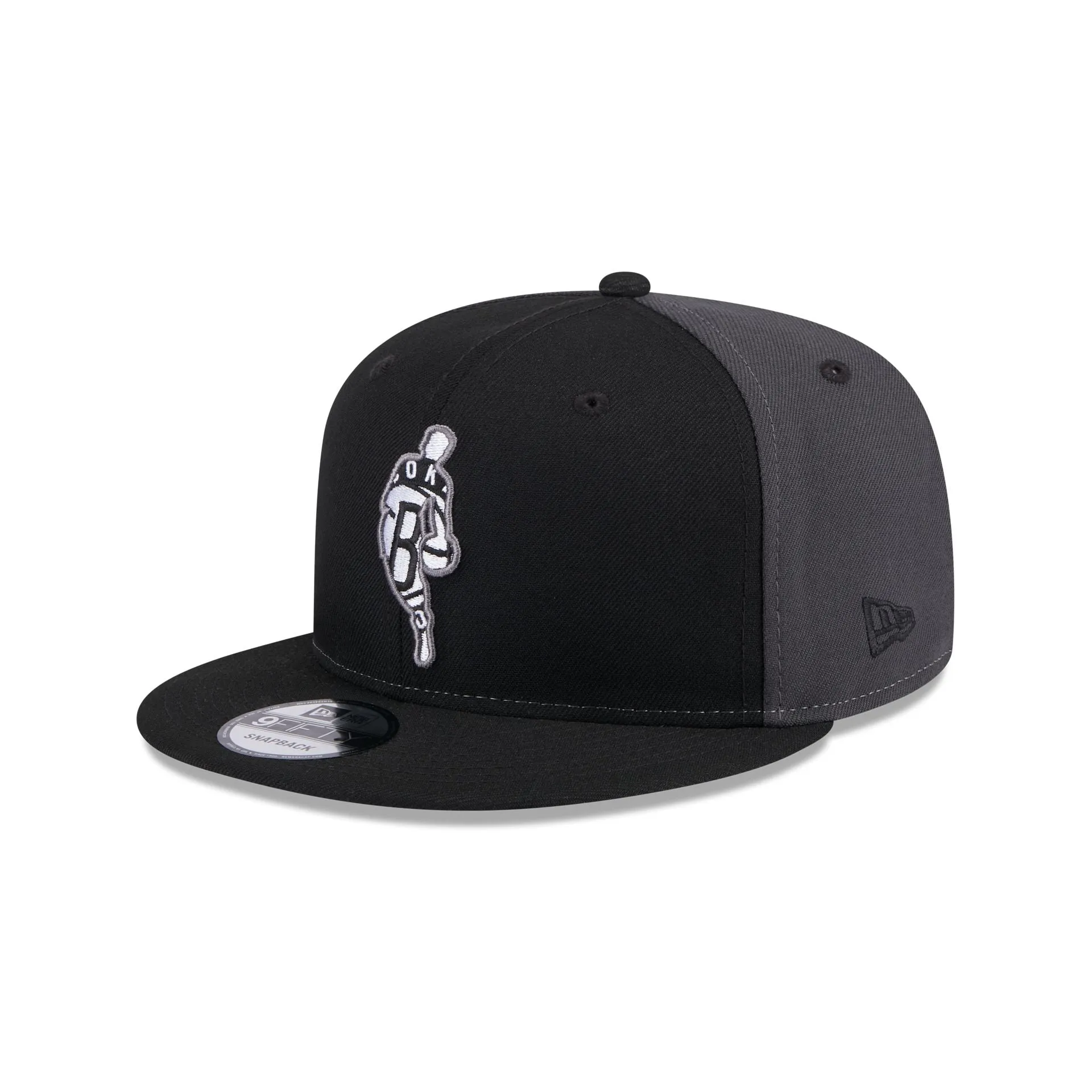 Brooklyn Nets Front Logoman 9FIFTY Snapback Hat sold by New Era product image thumbnail 3