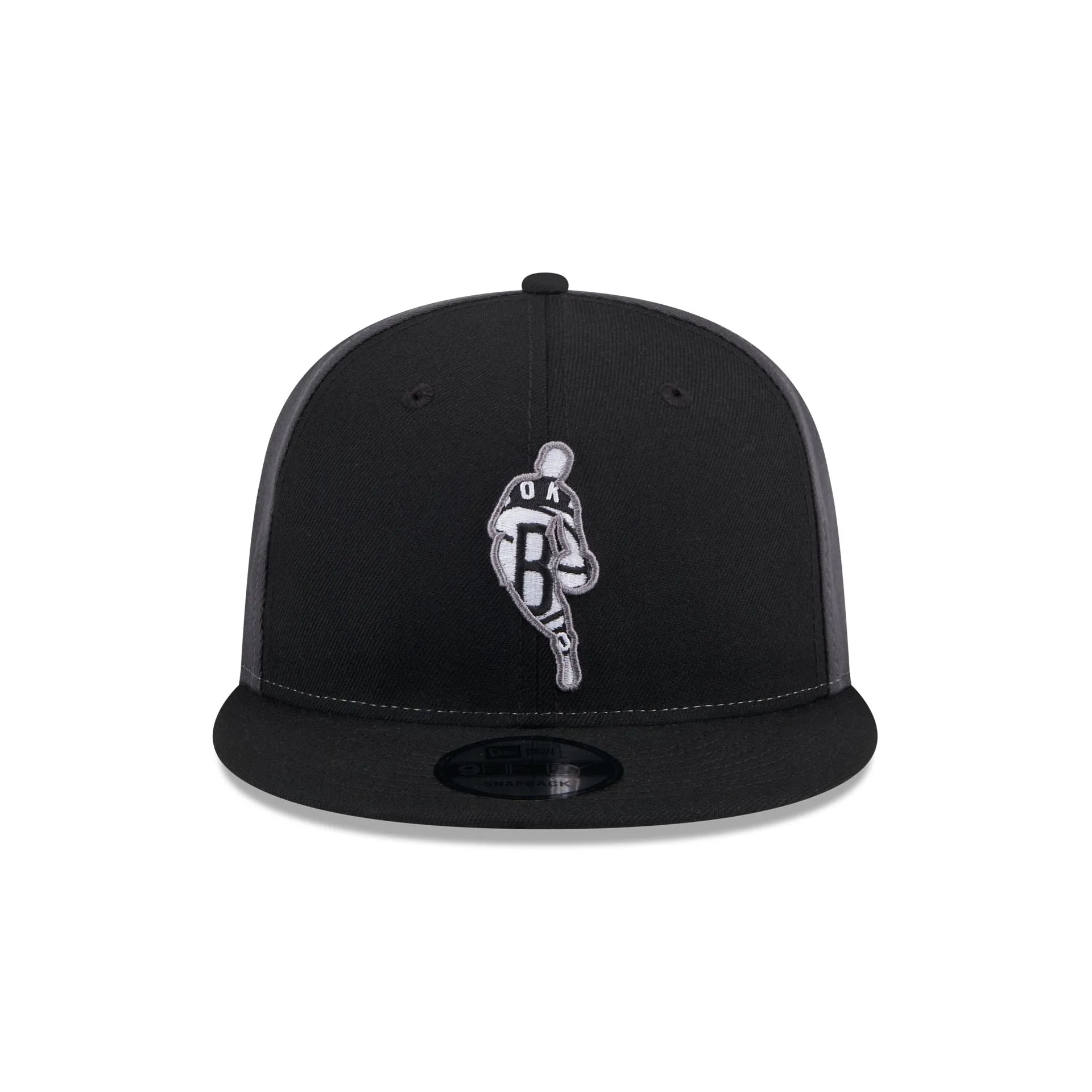 Brooklyn Nets Front Logoman 9FIFTY Snapback Hat sold by New Era product image thumbnail 2