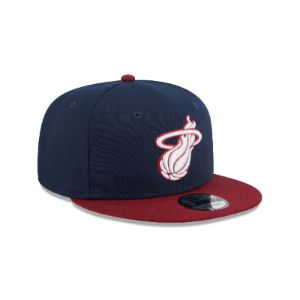 Miami Heat Color Pack Navy 9FIFTY Snapback Hat sold by New Era