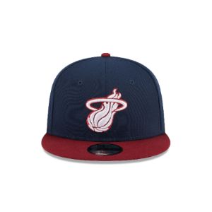 Miami Heat Color Pack Navy 9FIFTY Snapback Hat sold by New Era