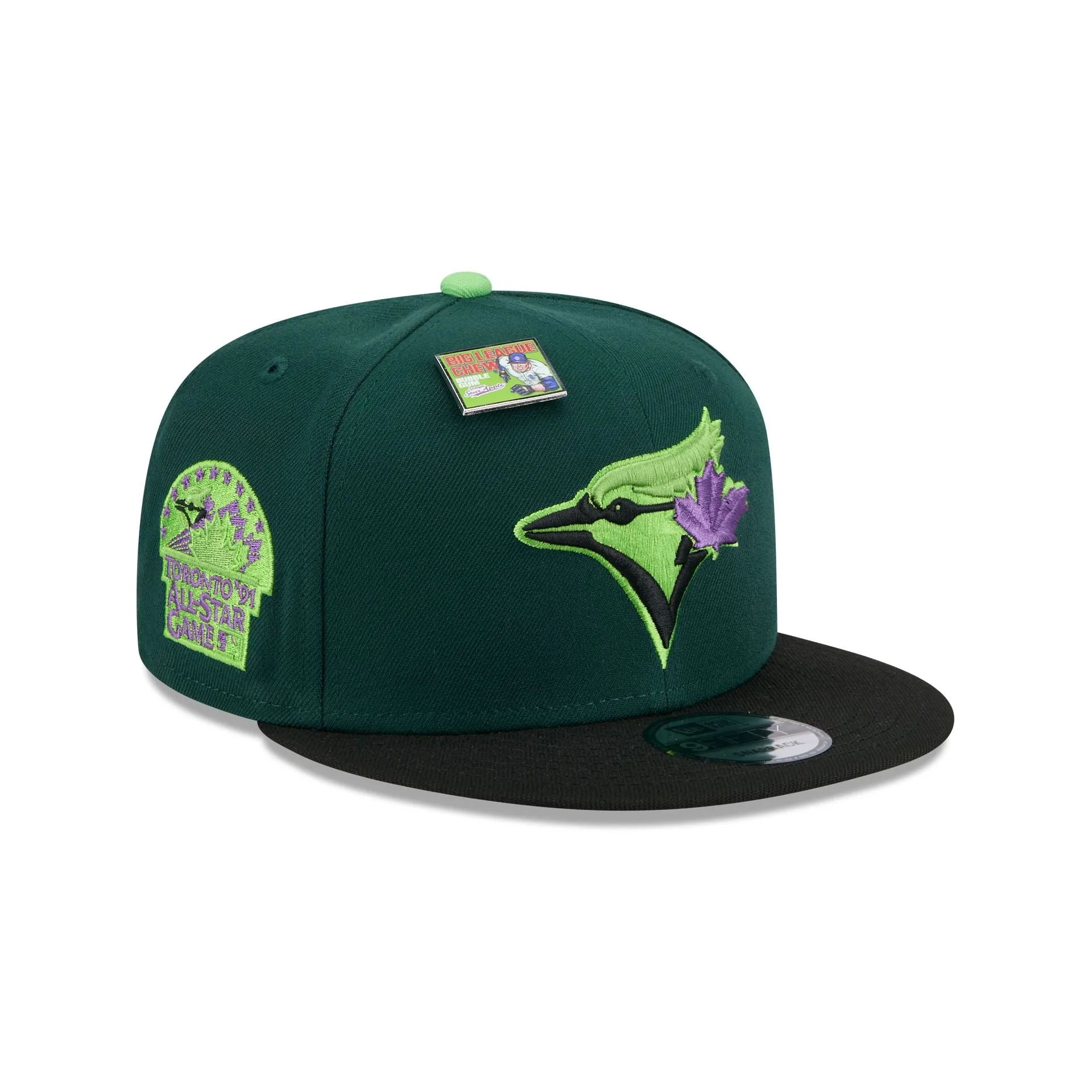 Big League Chew X Toronto Blue Jays Sour Apple 9FIFTY Snapback Hat sold by New Era