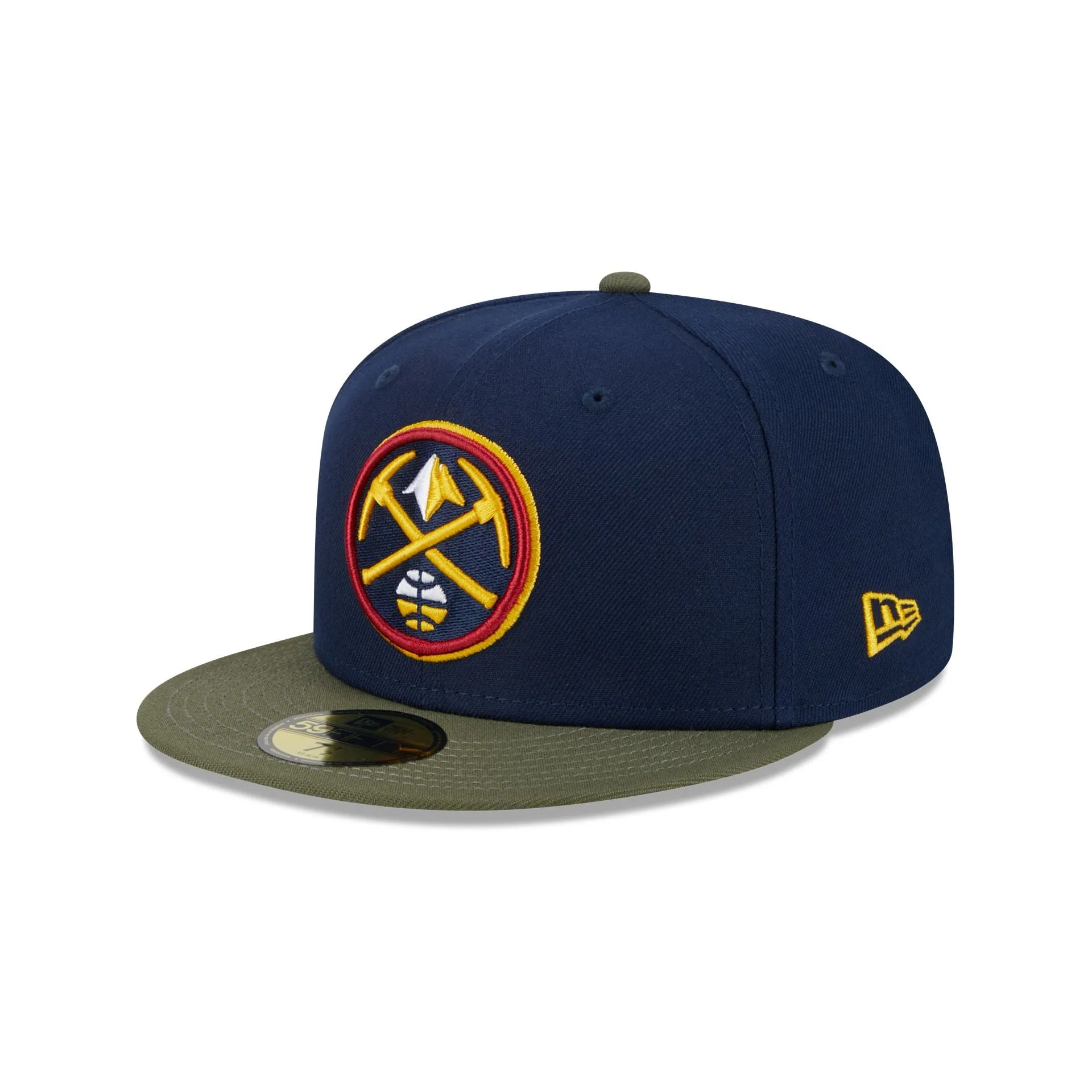 Denver Nuggets Olive Visor 59FIFTY Fitted Hat sold by New Era product image thumbnail 3